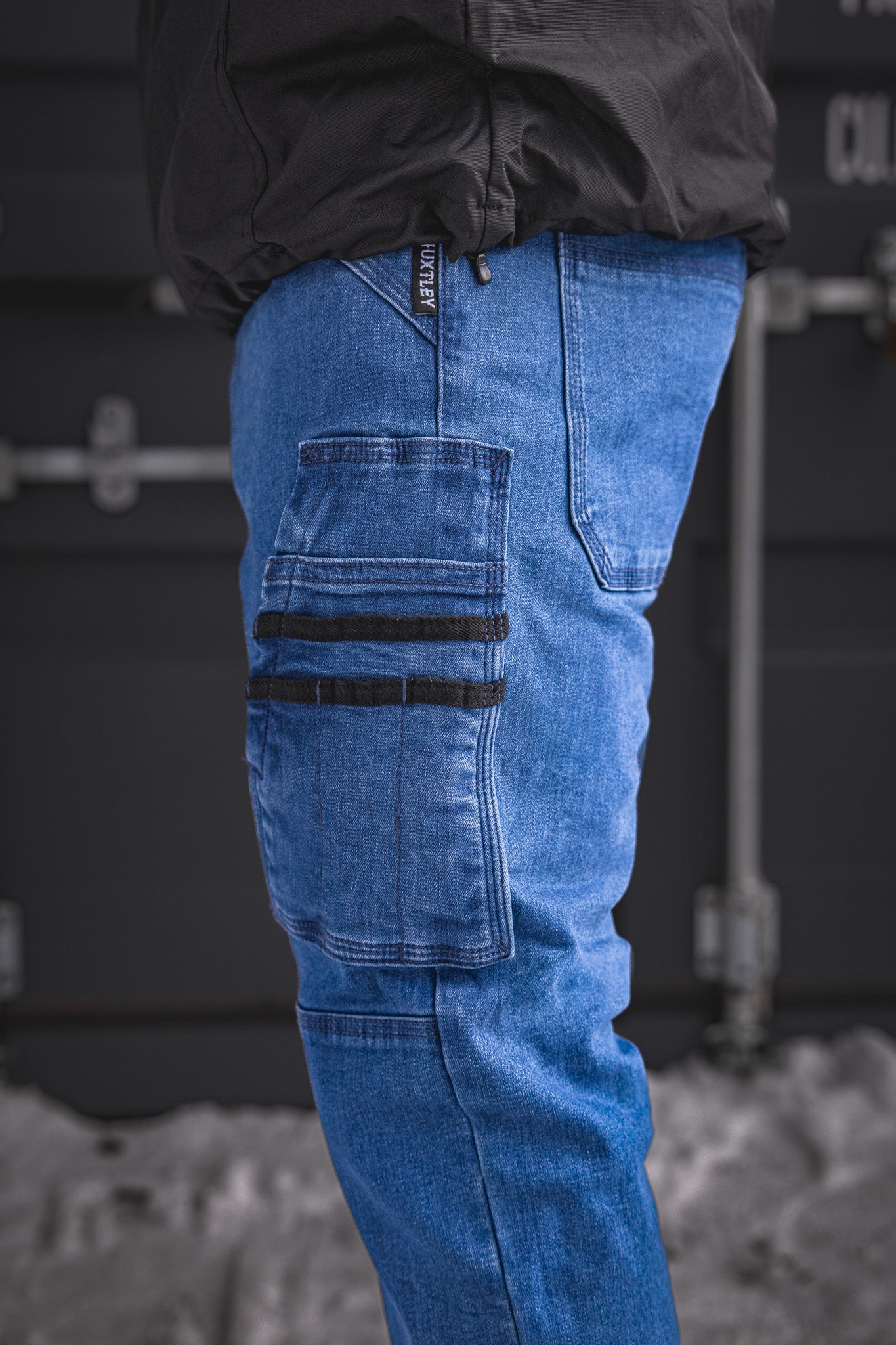 
                  
                    FX-1 Slim Work Jeans Stonewashed Blue
                  
                