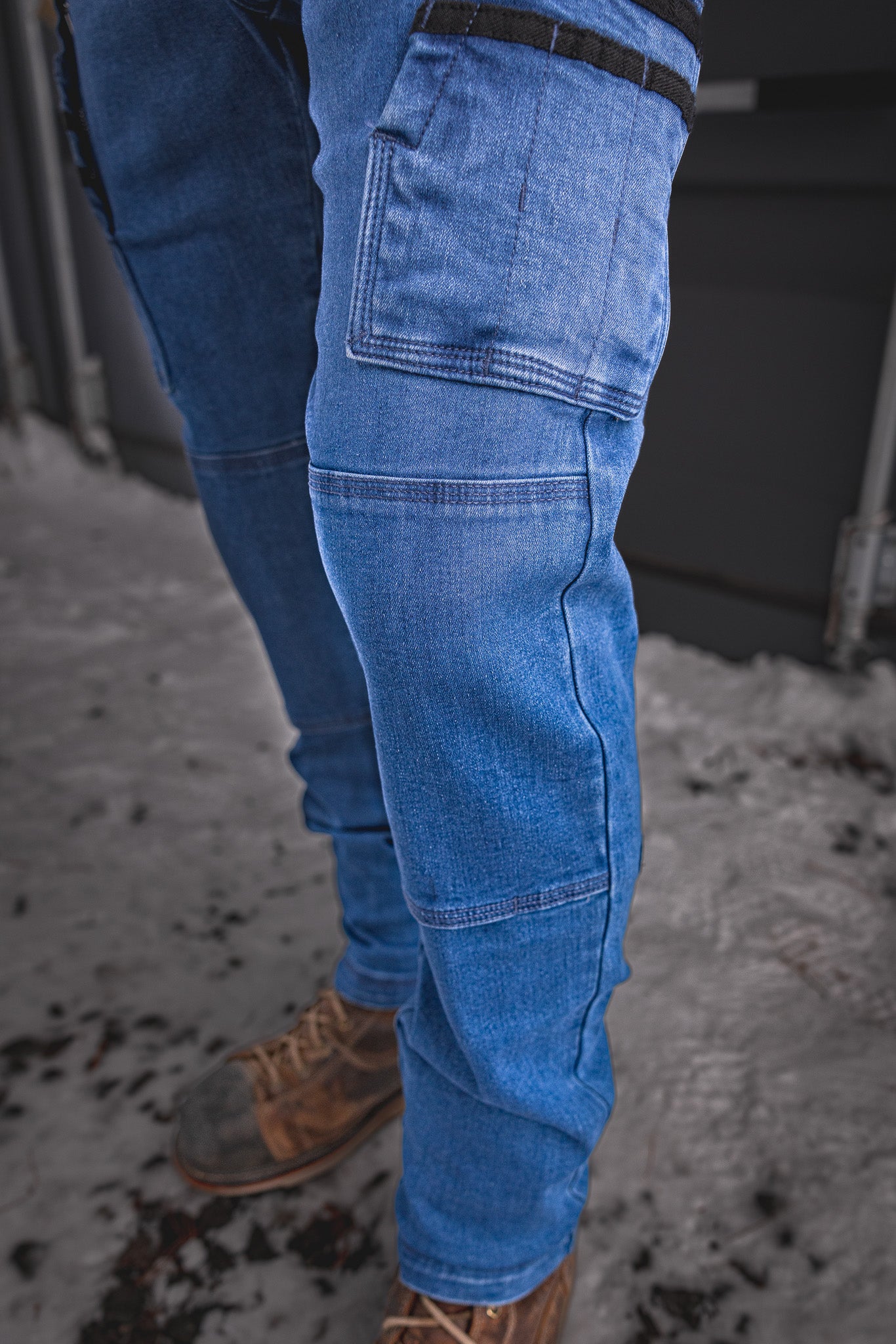 
                  
                    FX-1 Slim Work Jeans Stonewashed Blue
                  
                