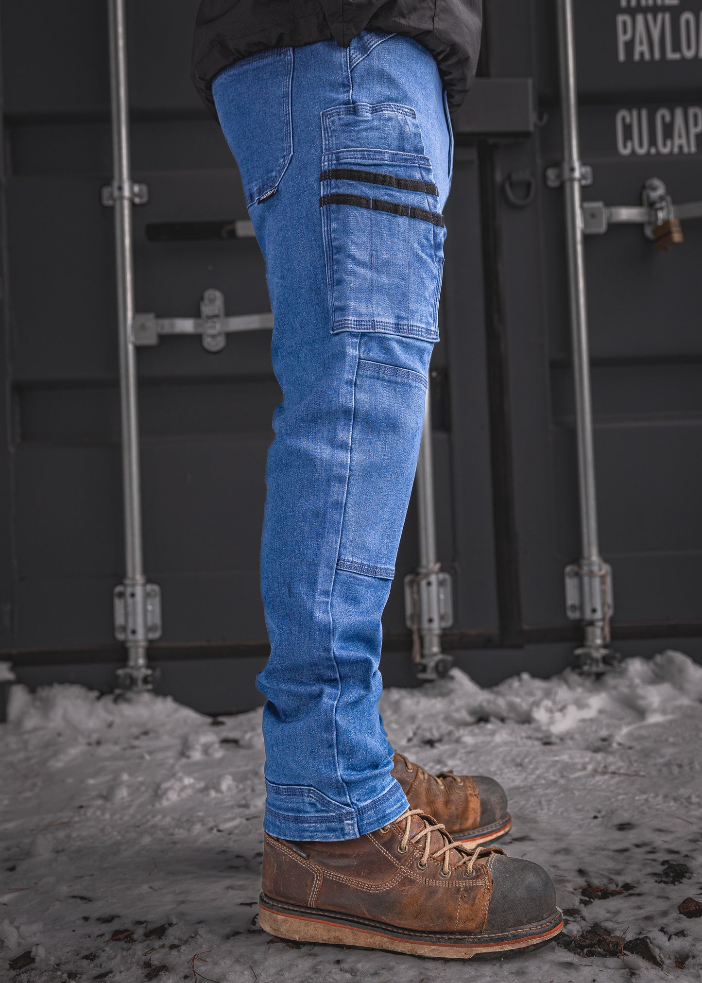 
                  
                    FX-1 Slim Work Jeans Stonewashed Blue
                  
                