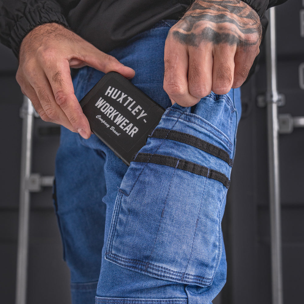 
                  
                    FX-1 Slim Work Jeans Stonewashed Blue
                  
                