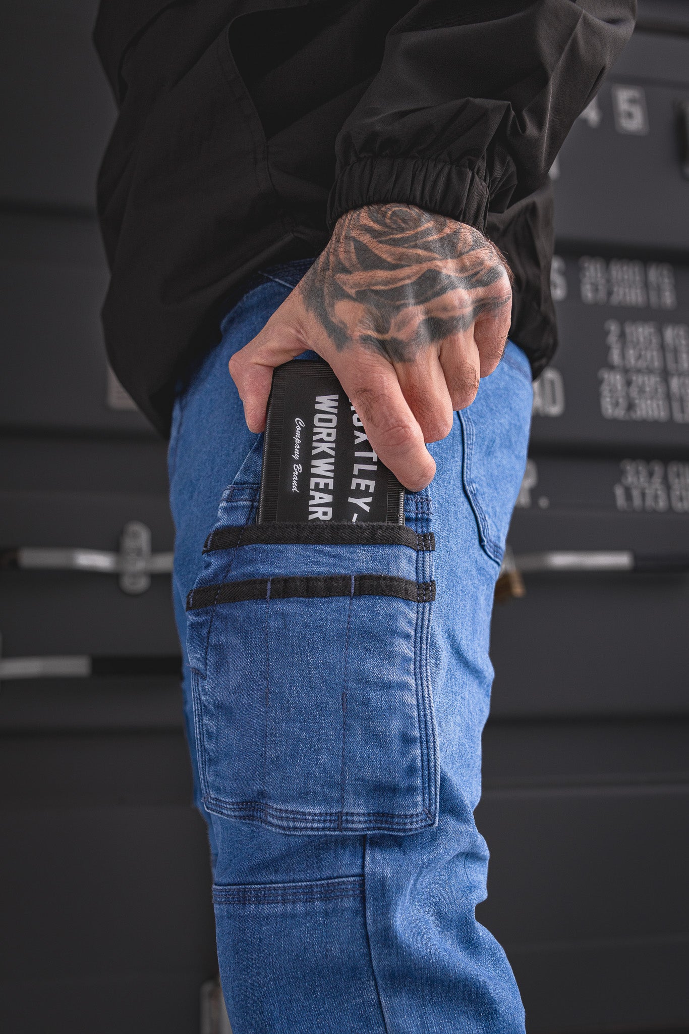 
                  
                    FX-1 Slim Work Jeans Stonewashed Blue
                  
                