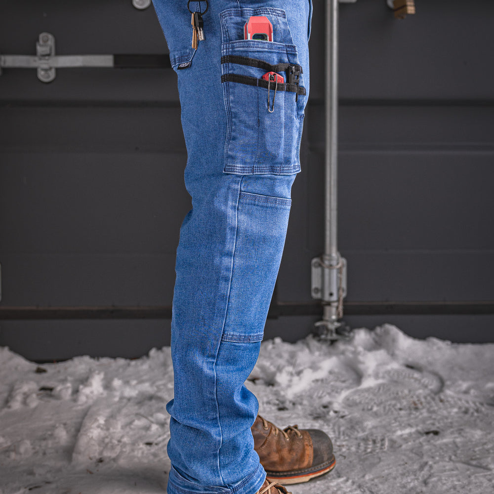 
                  
                    FX-1 Slim Work Jeans Stonewashed Blue
                  
                