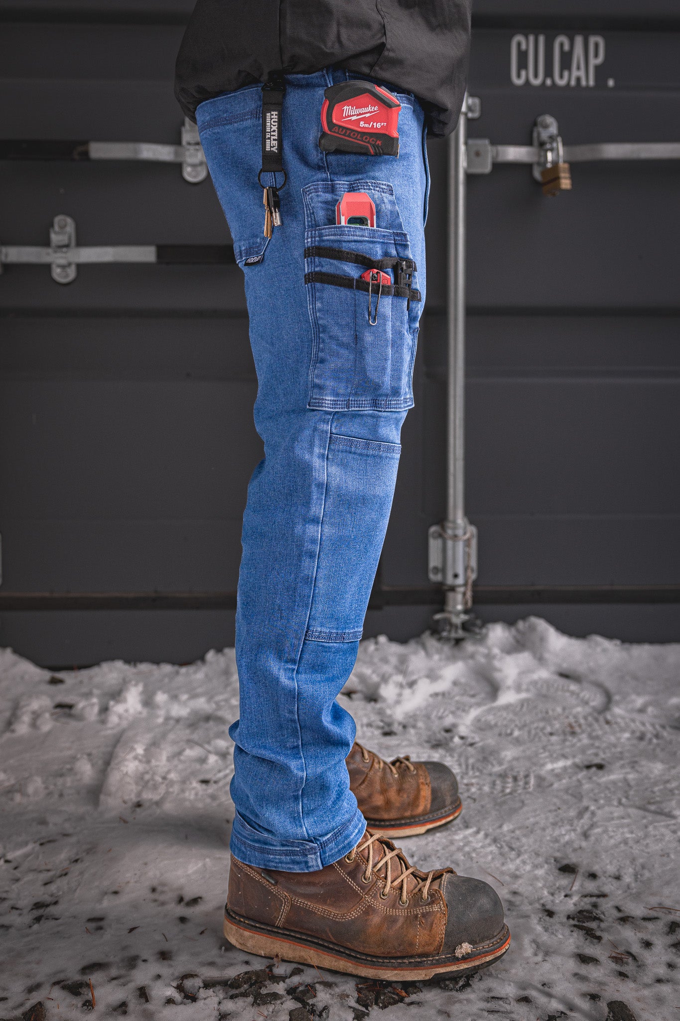 
                  
                    FX-1 Slim Work Jeans Stonewashed Blue
                  
                