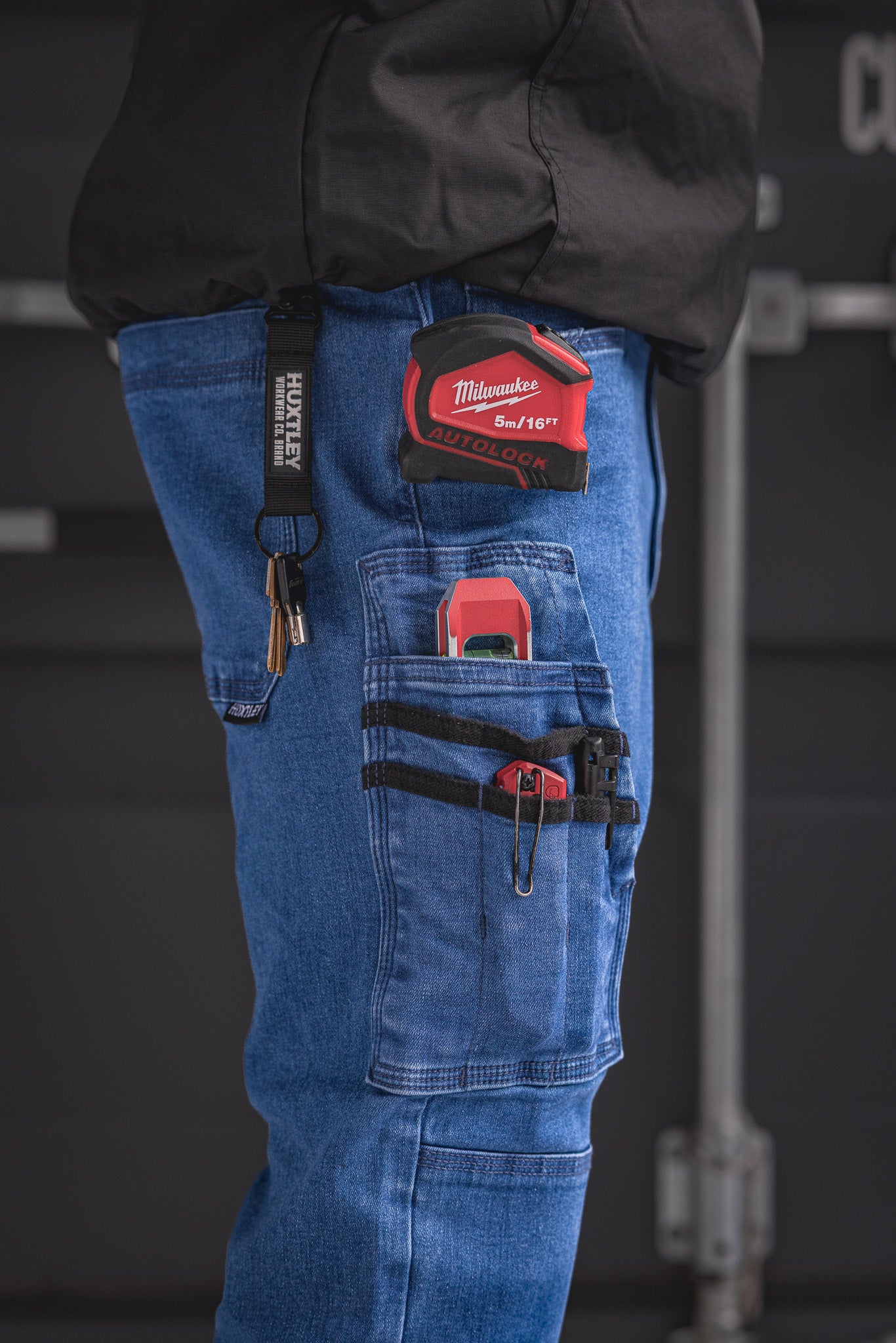 
                  
                    FX-1 Slim Work Jeans Stonewashed Blue
                  
                