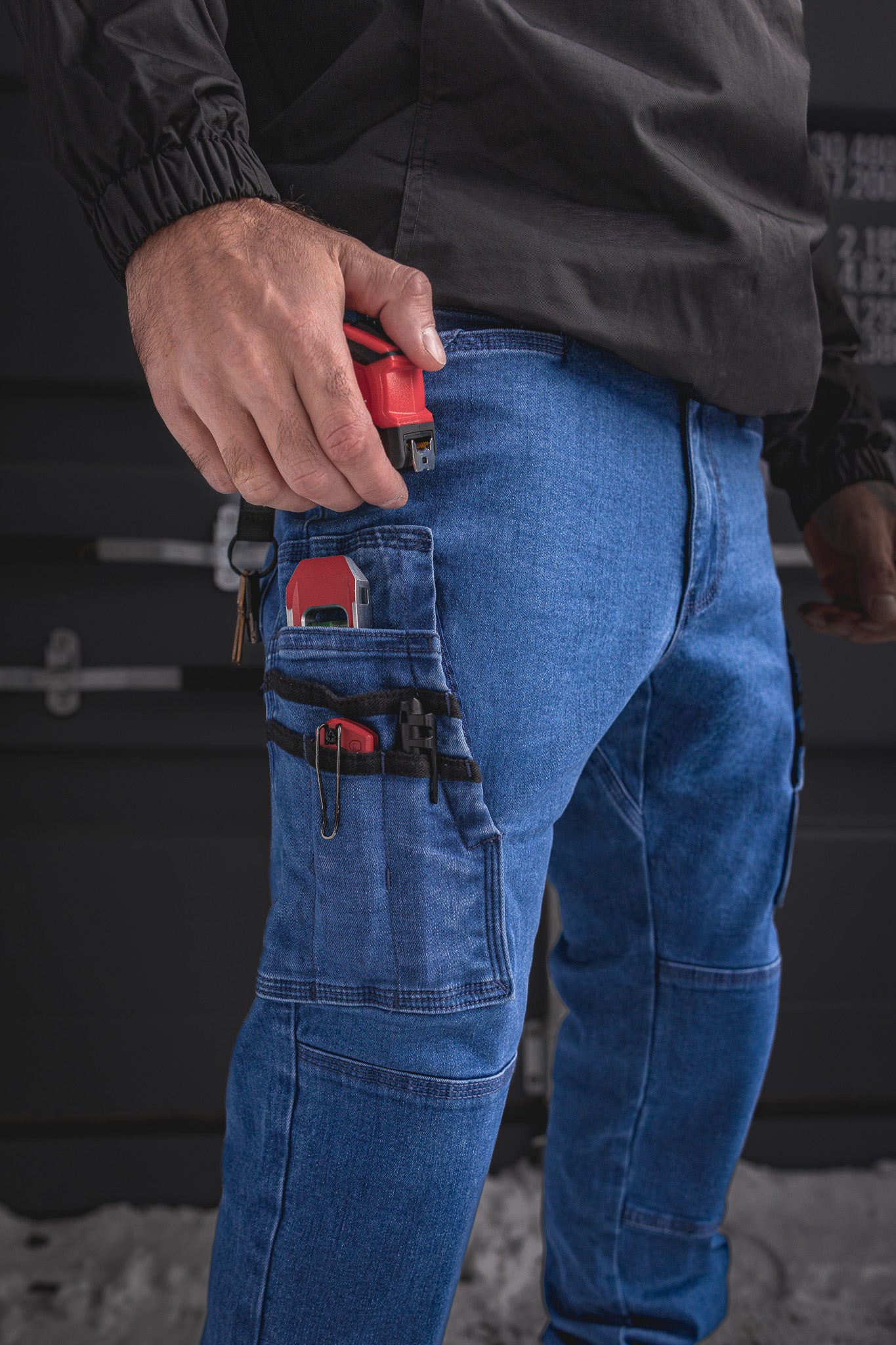 
                  
                    FX-1 Slim Work Jeans Stonewashed Blue
                  
                