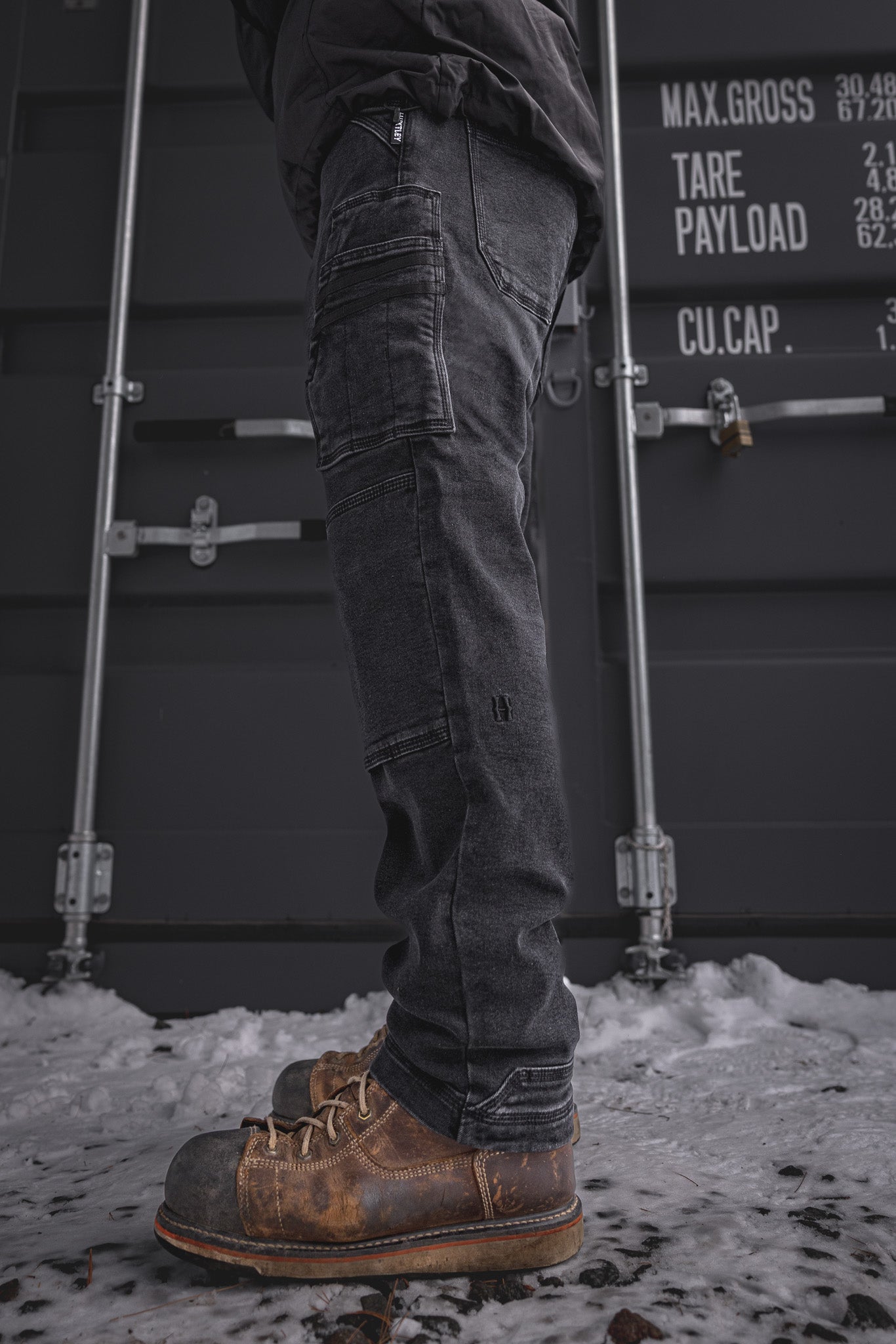 
                  
                    RX-1 Relaxed Work Jeans Stonewashed Black
                  
                