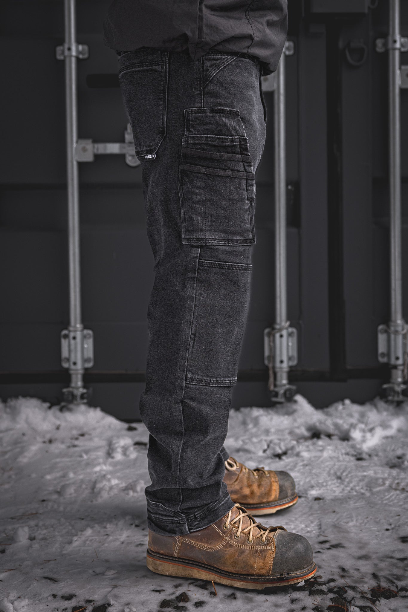
                  
                    RX-1 Relaxed Work Jeans Stonewashed Black
                  
                