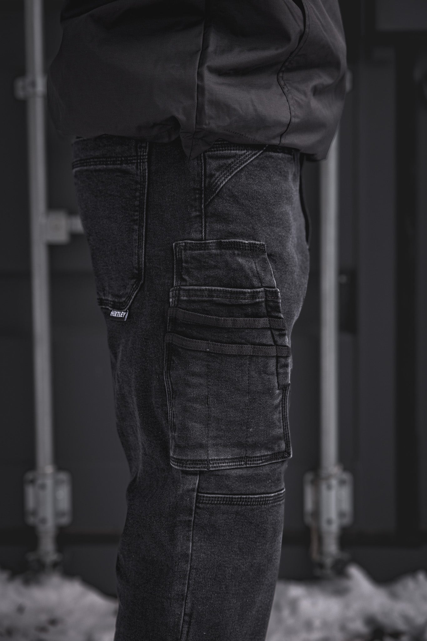 
                  
                    RX-1 Relaxed Work Jeans Stonewashed Black
                  
                