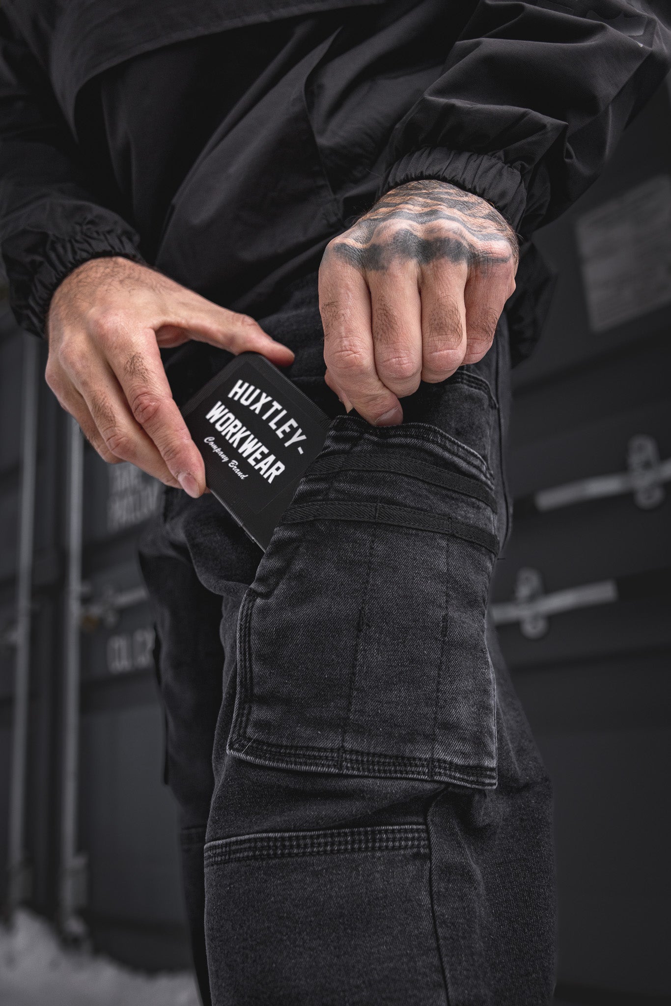 
                  
                    RX-1 Relaxed Work Jeans Stonewashed Black
                  
                