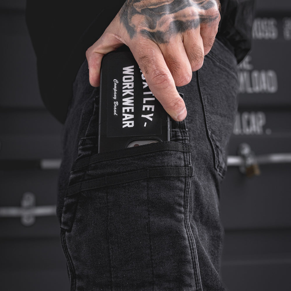 
                  
                    RX-1 Relaxed Work Jeans Stonewashed Black
                  
                