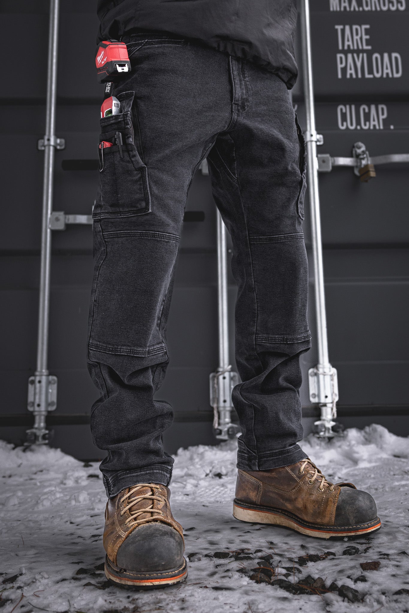 
                  
                    RX-1 Relaxed Work Jeans Stonewashed Black
                  
                
