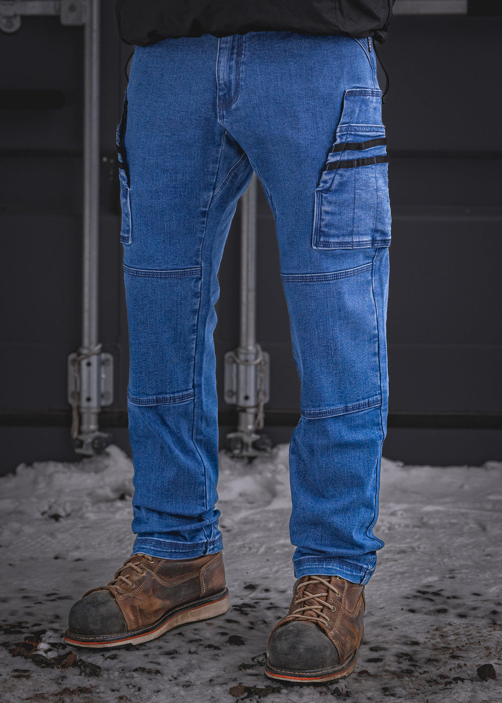 RX-1 Relaxed Work Jeans Stonewashed Blue