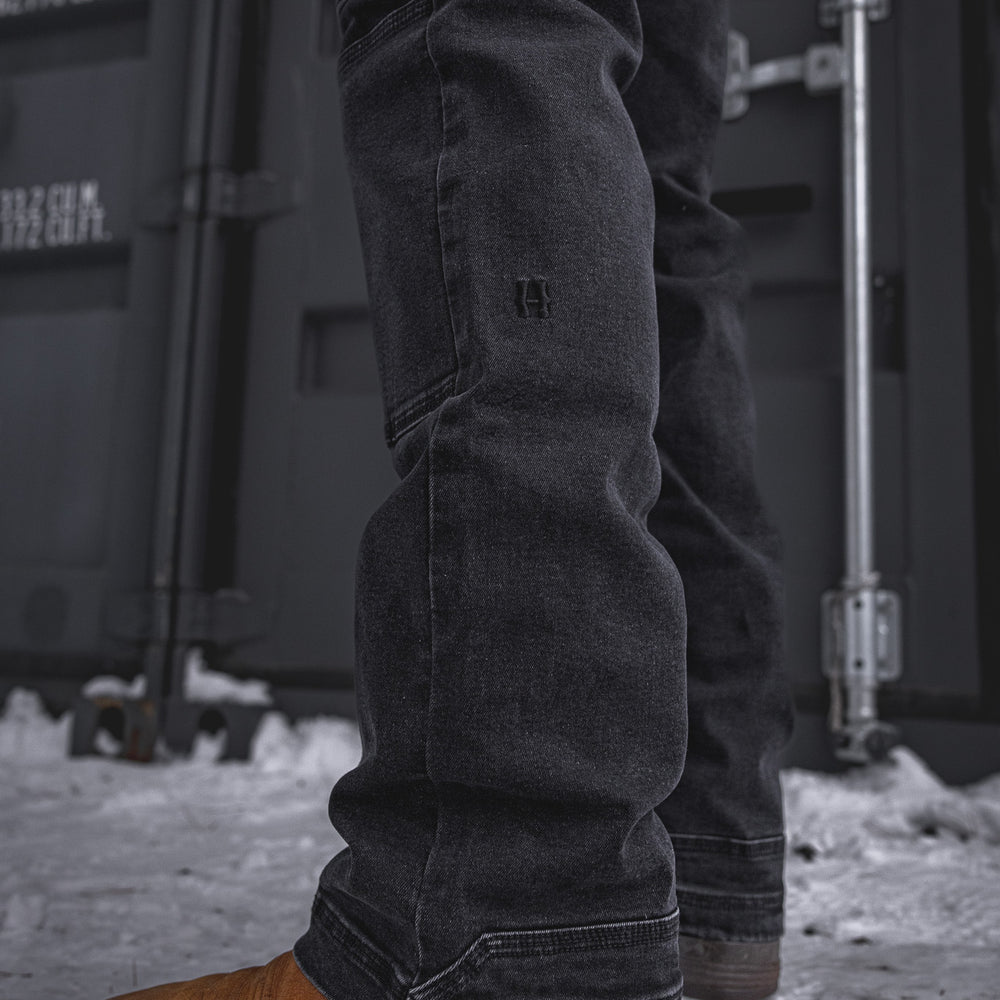 
                  
                    BX-1 Bootcut Work Jeans Stonewashed Black
                  
                