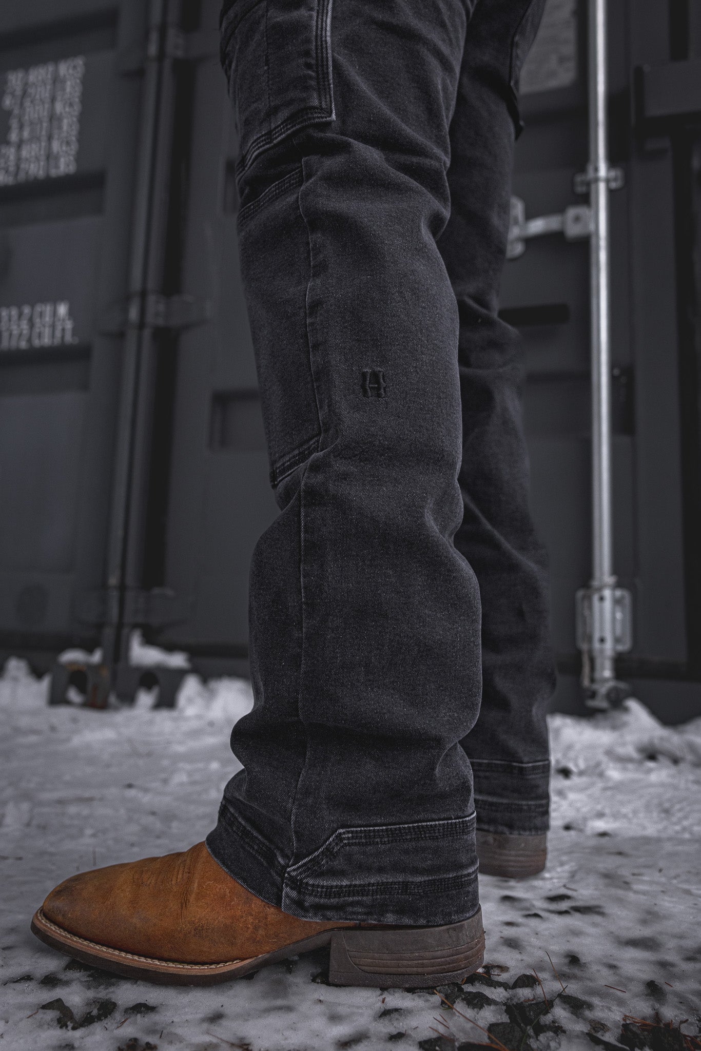 
                  
                    BX-1 Bootcut Work Jeans Stonewashed Black
                  
                