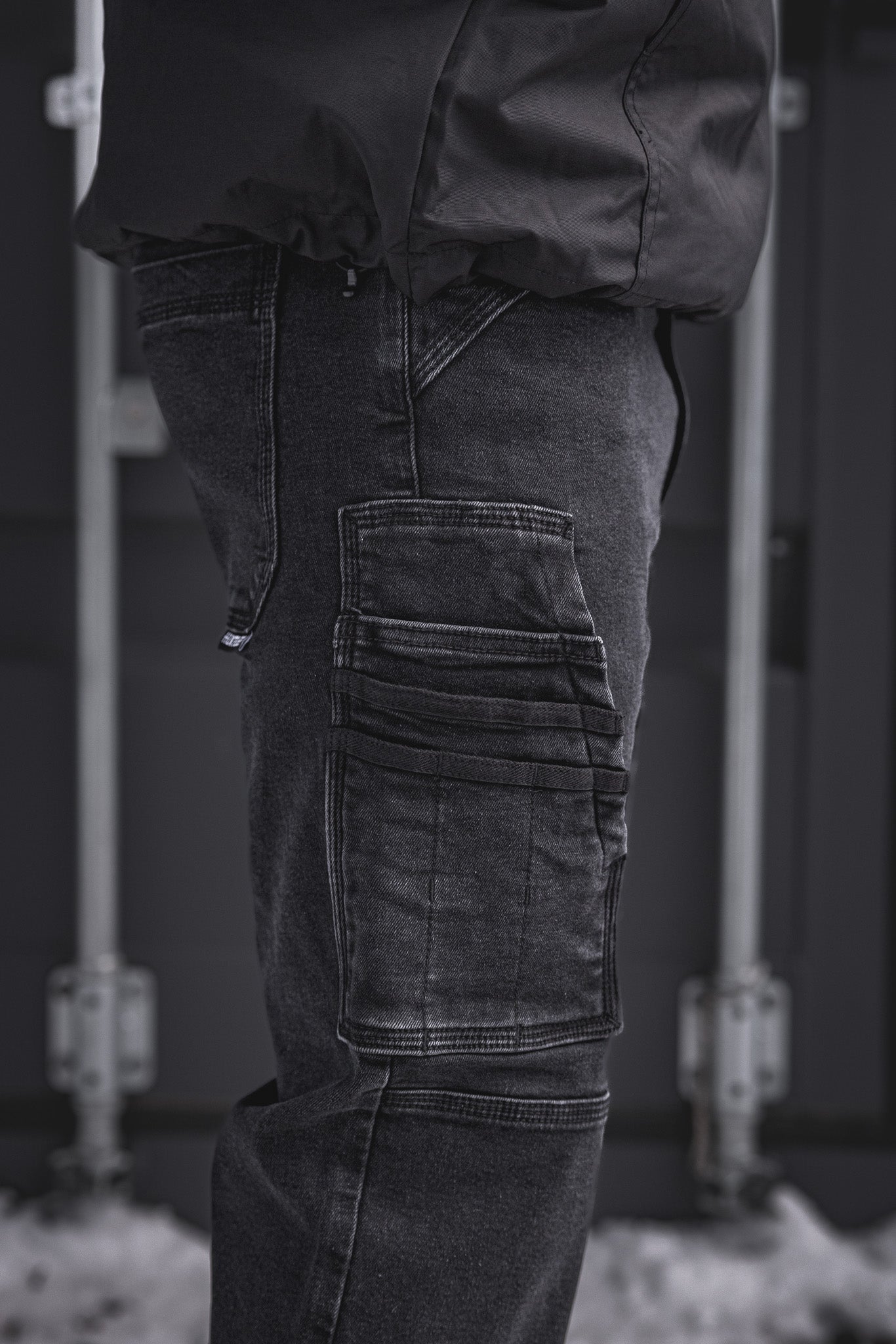 
                  
                    BX-1 Bootcut Work Jeans Stonewashed Black
                  
                