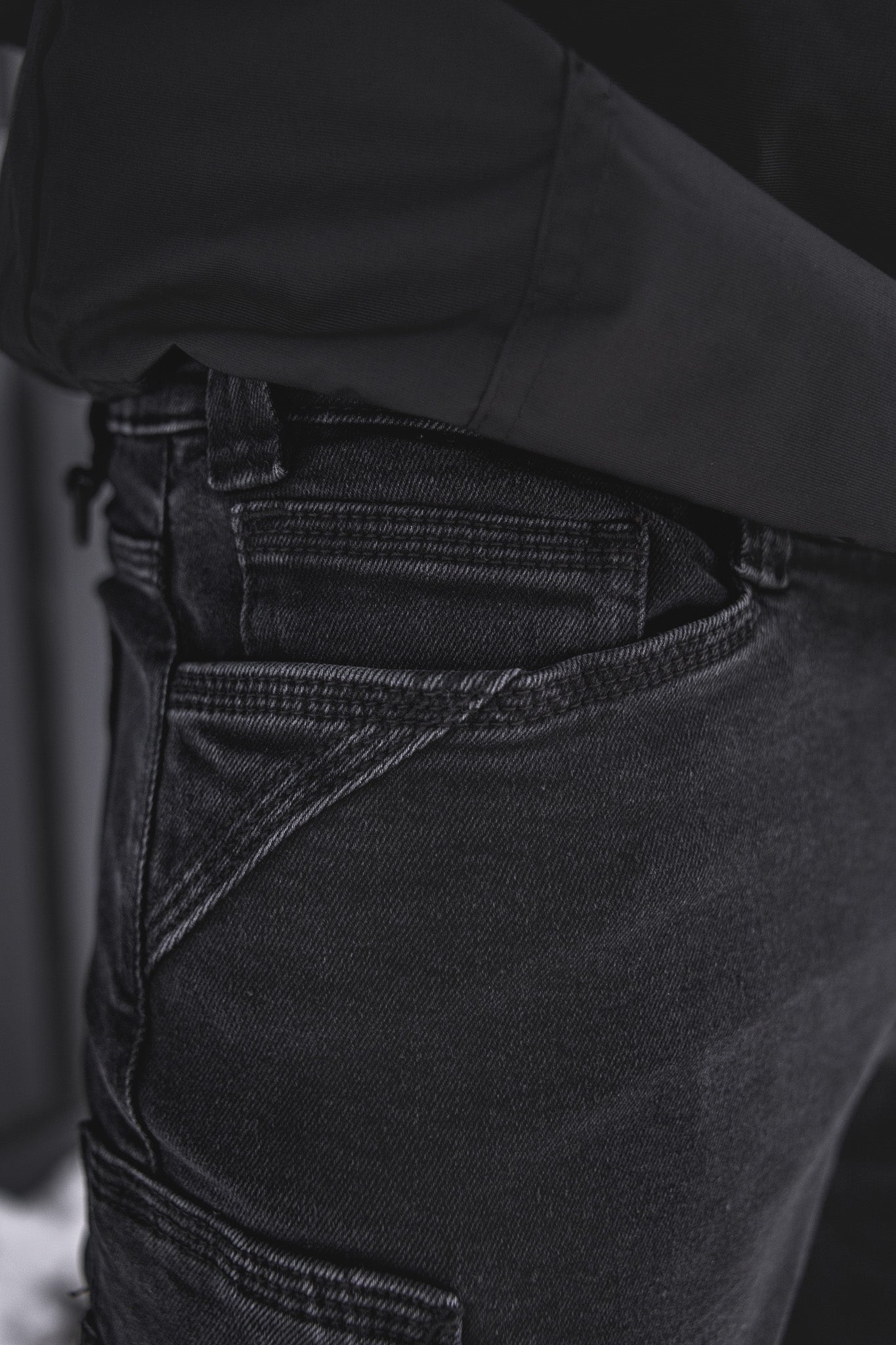 
                  
                    BX-1 Bootcut Work Jeans Stonewashed Black
                  
                