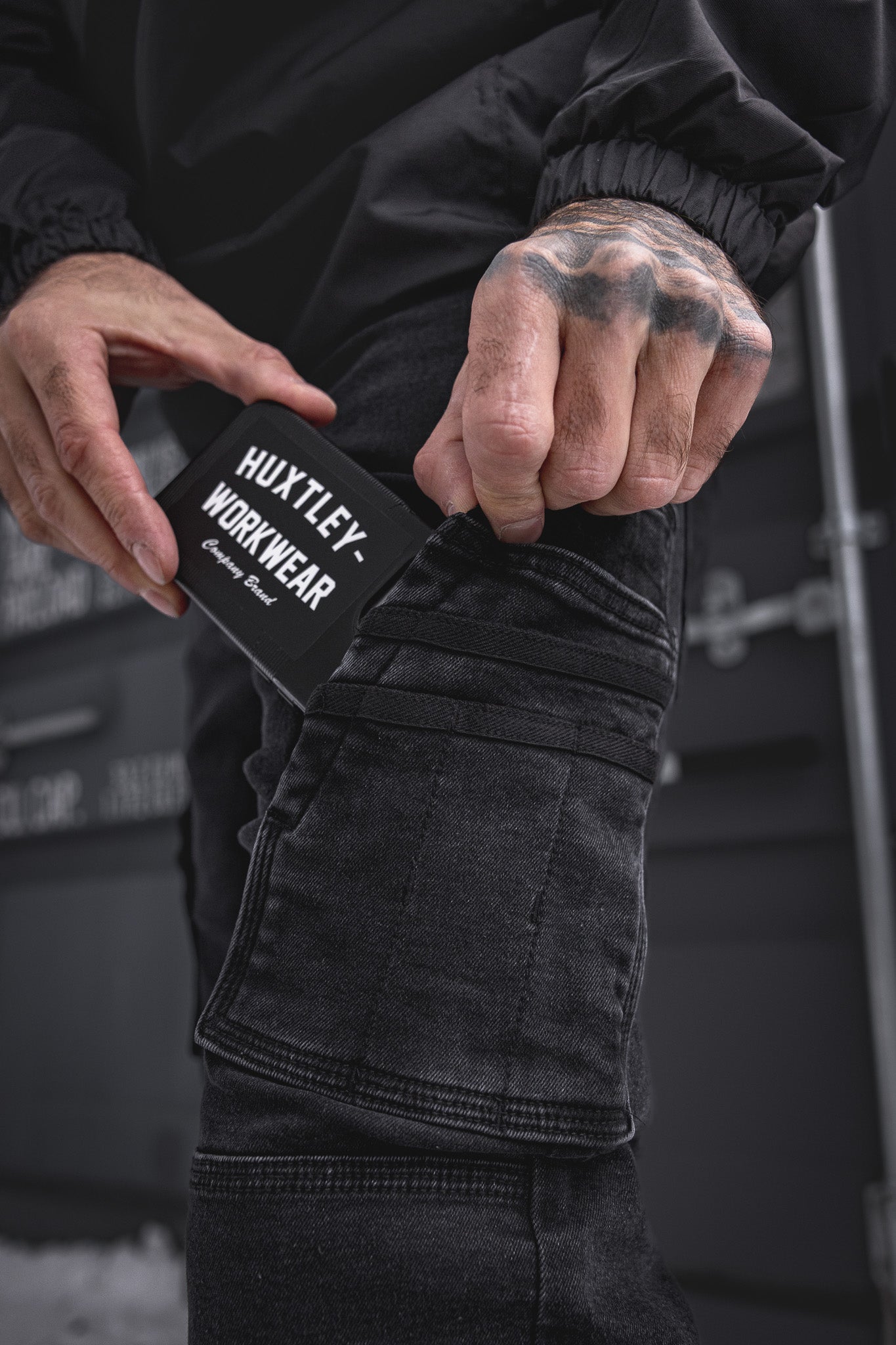 
                  
                    BX-1 Bootcut Work Jeans Stonewashed Black
                  
                