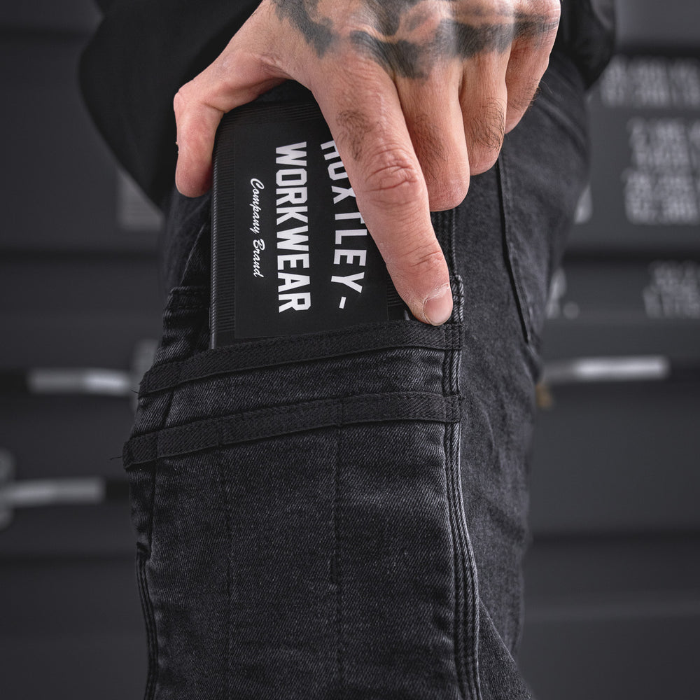 
                  
                    BX-1 Bootcut Work Jeans Stonewashed Black
                  
                