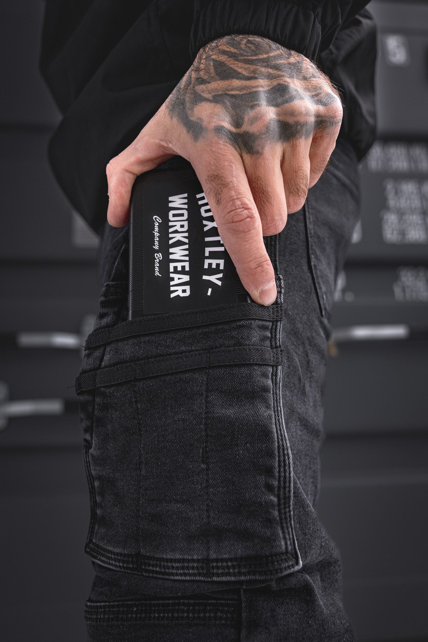 
                  
                    BX-1 Bootcut Work Jeans Stonewashed Black
                  
                