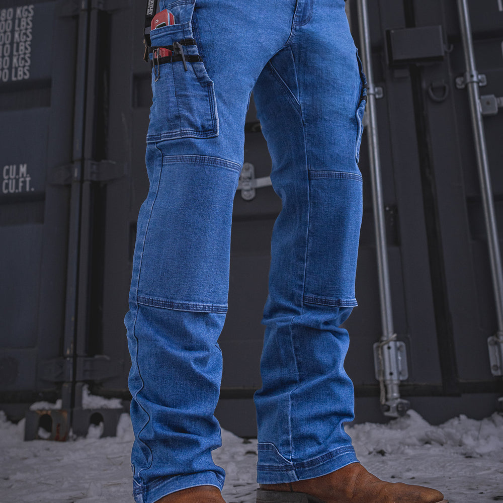 
                  
                    BX-1 Bootcut Work Jeans Stonewashed Blue
                  
                