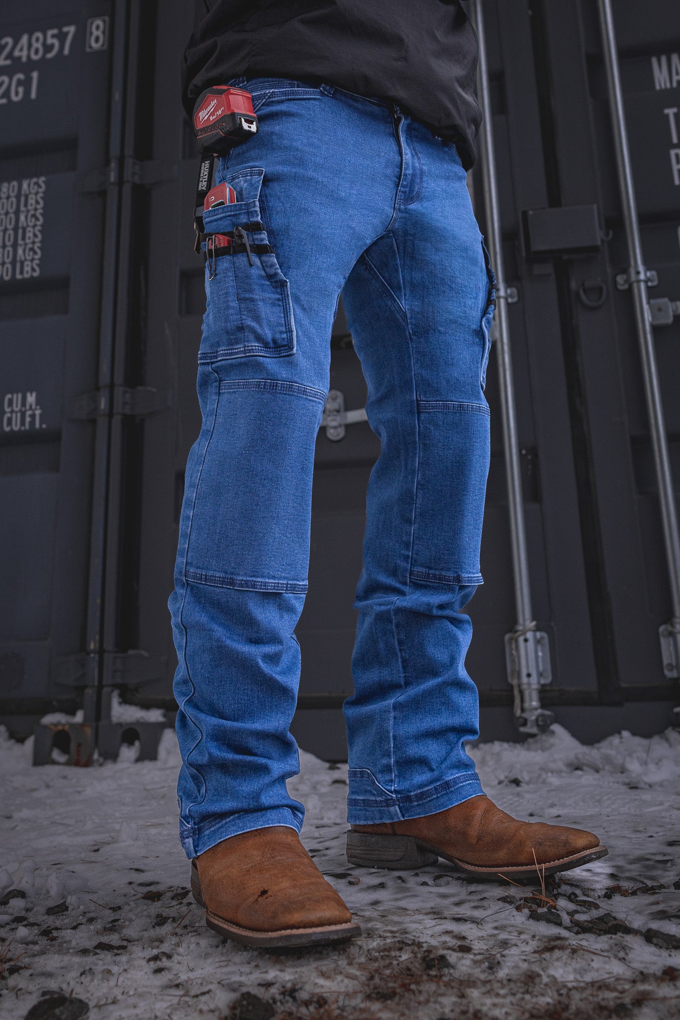 
                  
                    BX-1 Bootcut Work Jeans Stonewashed Blue
                  
                