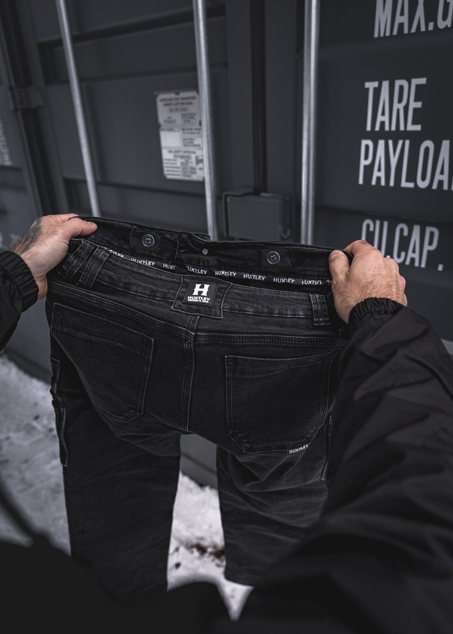 
                  
                    BX-1 Bootcut Work Jeans Stonewashed Black
                  
                