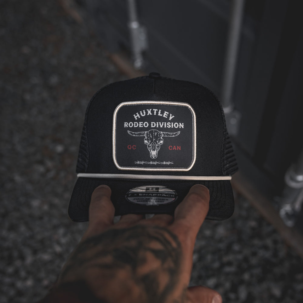 
                  
                    "Rodeo Division" Snapback Black/ Sand
                  
                