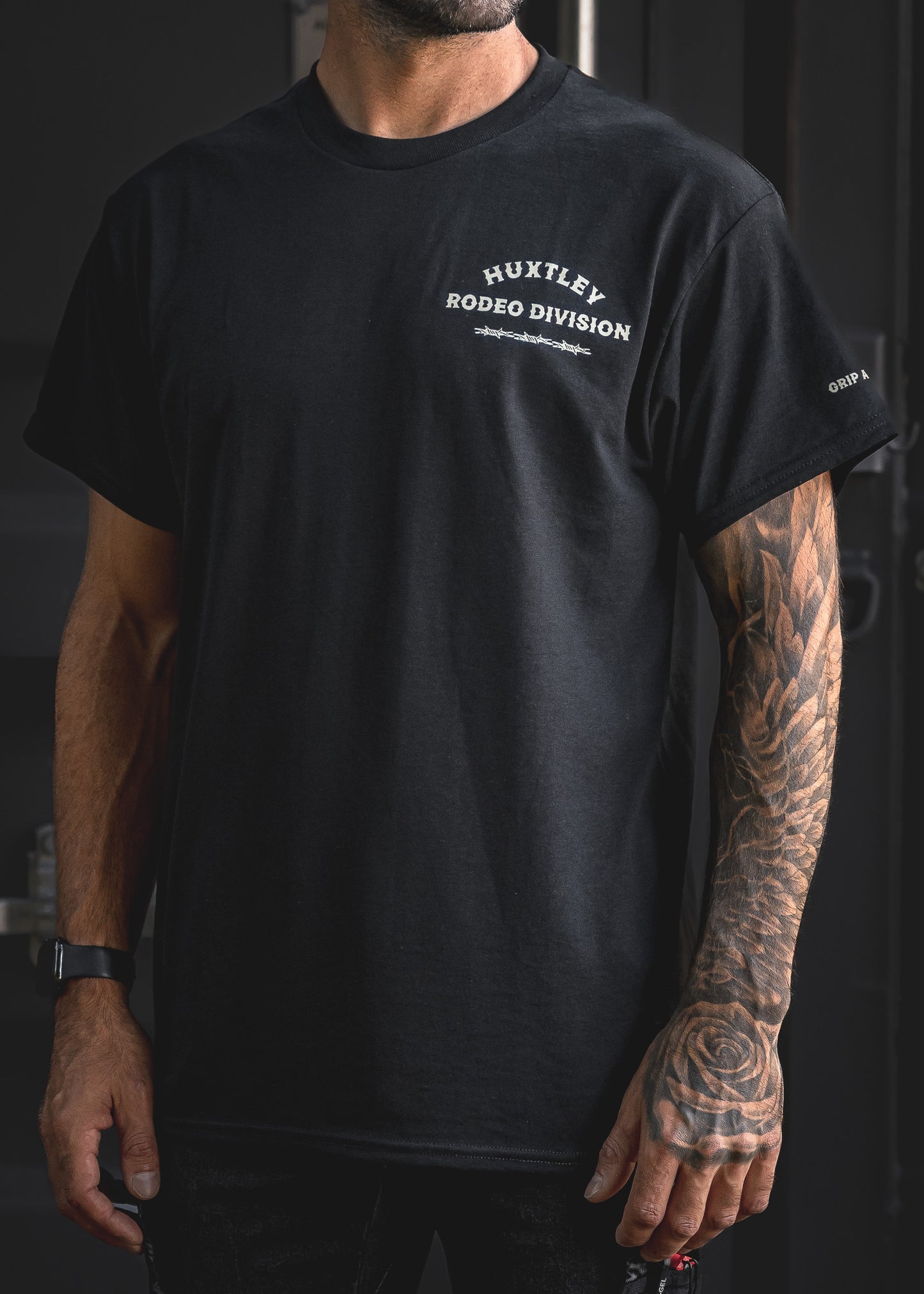 
                  
                    HX-891 "Rodeo Division" Tee Black/ Sand
                  
                