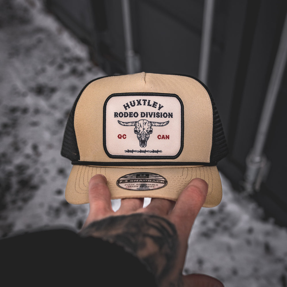 
                  
                    "Rodeo Division" Snapback Sand/ Black
                  
                