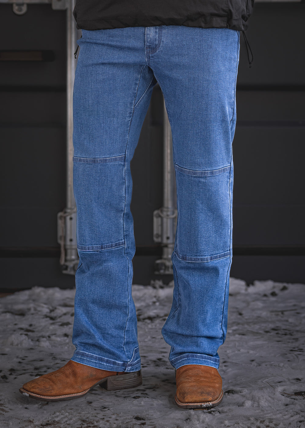 BX-1 Bootcut Flex Jeans Stonewashed Blue