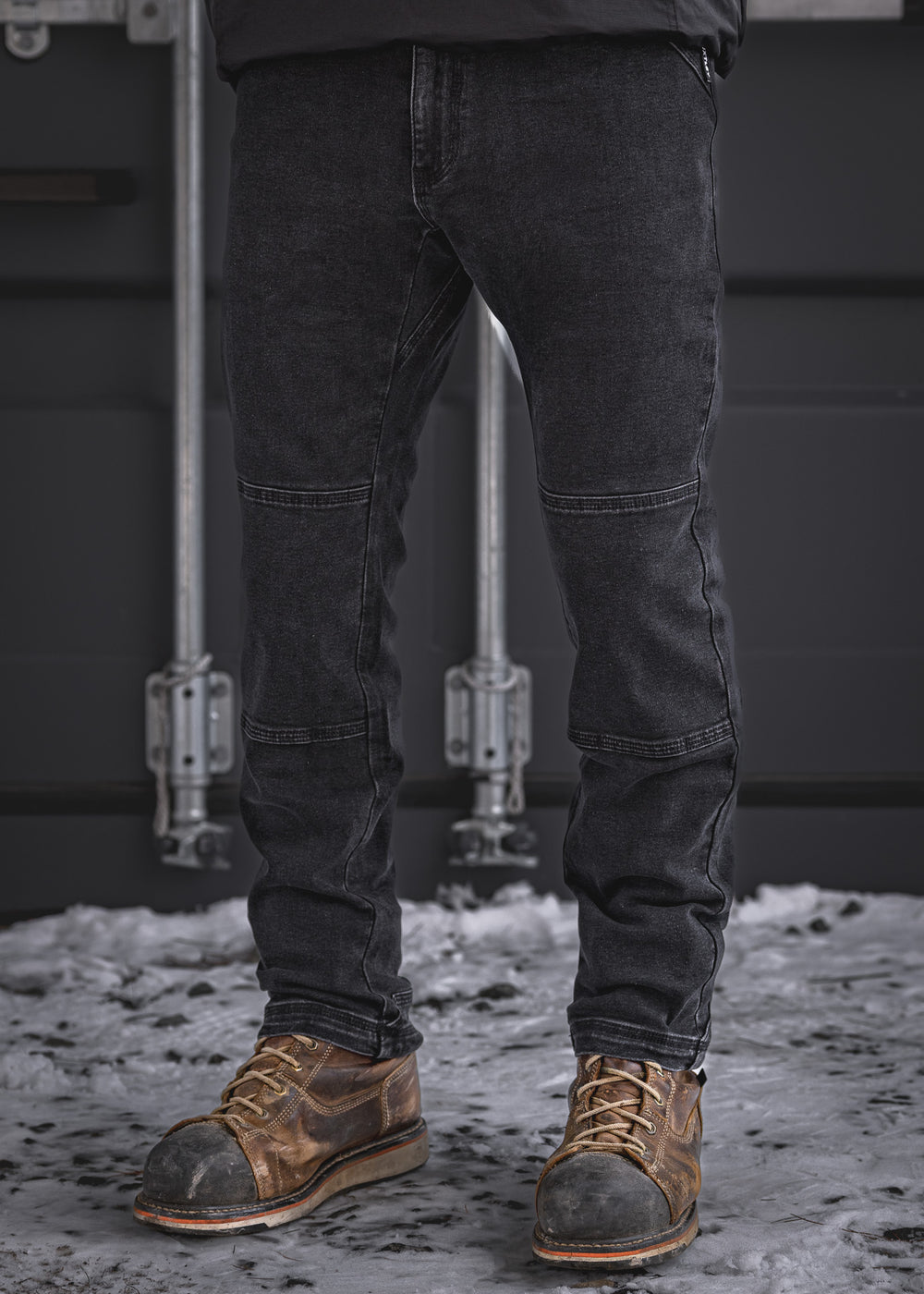 FX-1 Slim Flex Jeans Stonewashed Black