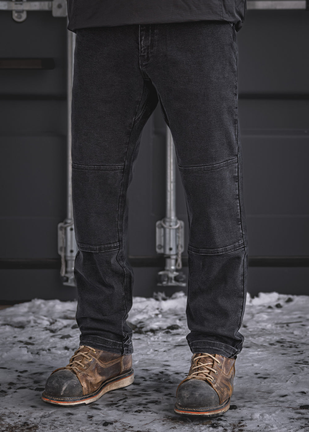 RX-1 Relaxed Flex Jeans Stonewashed Black