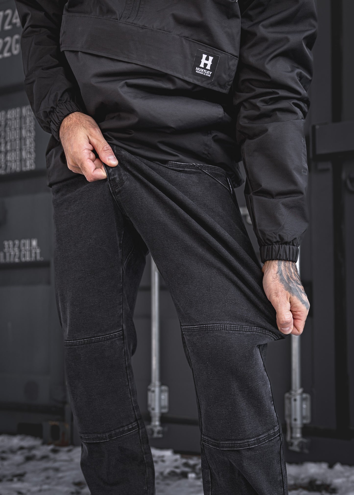 
                  
                    RX-1 Relaxed Flex Jeans Stonewashed Black
                  
                