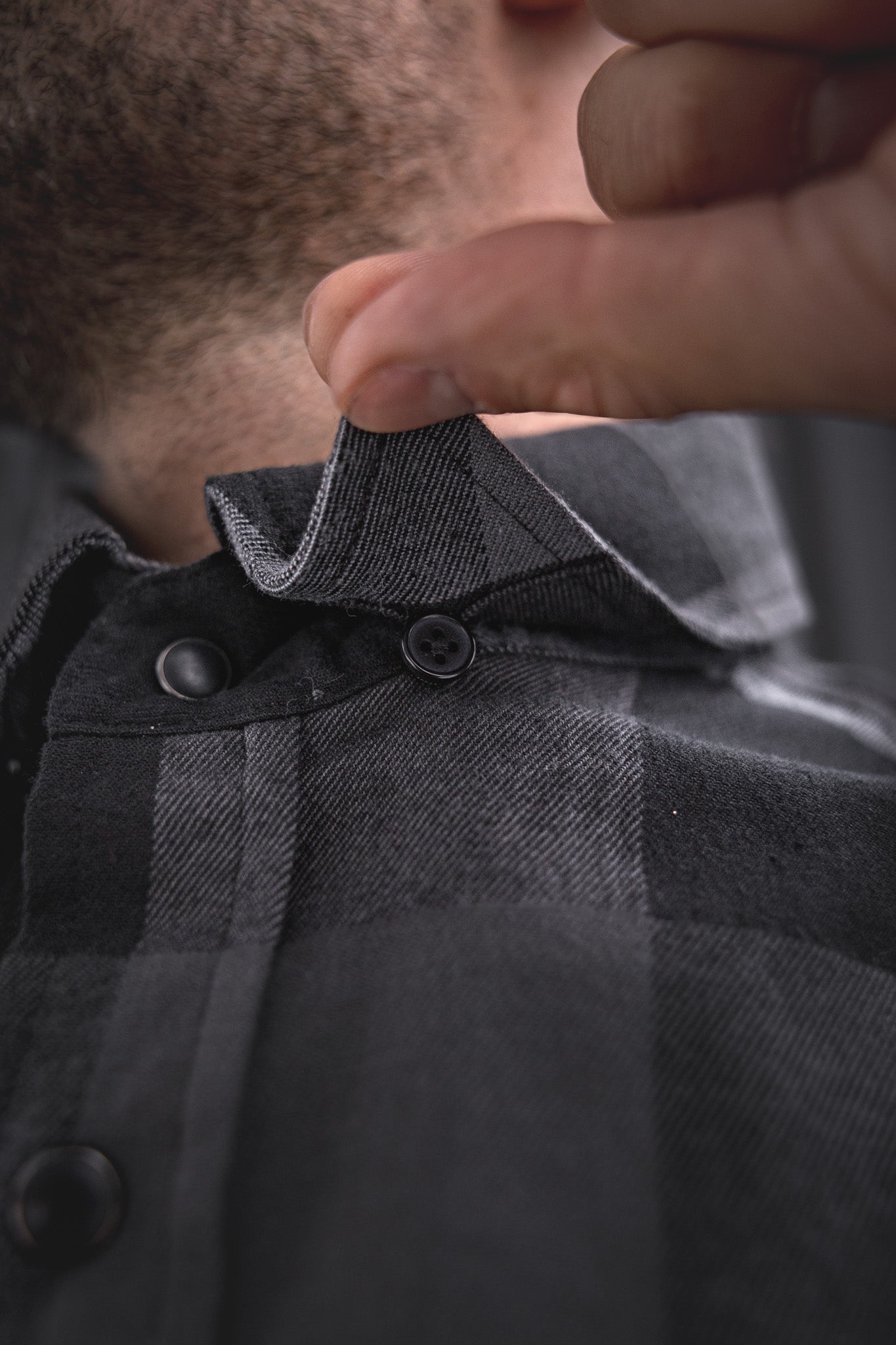 
                  
                    HD-57 Flex Flannel Charcoal/ Black
                  
                