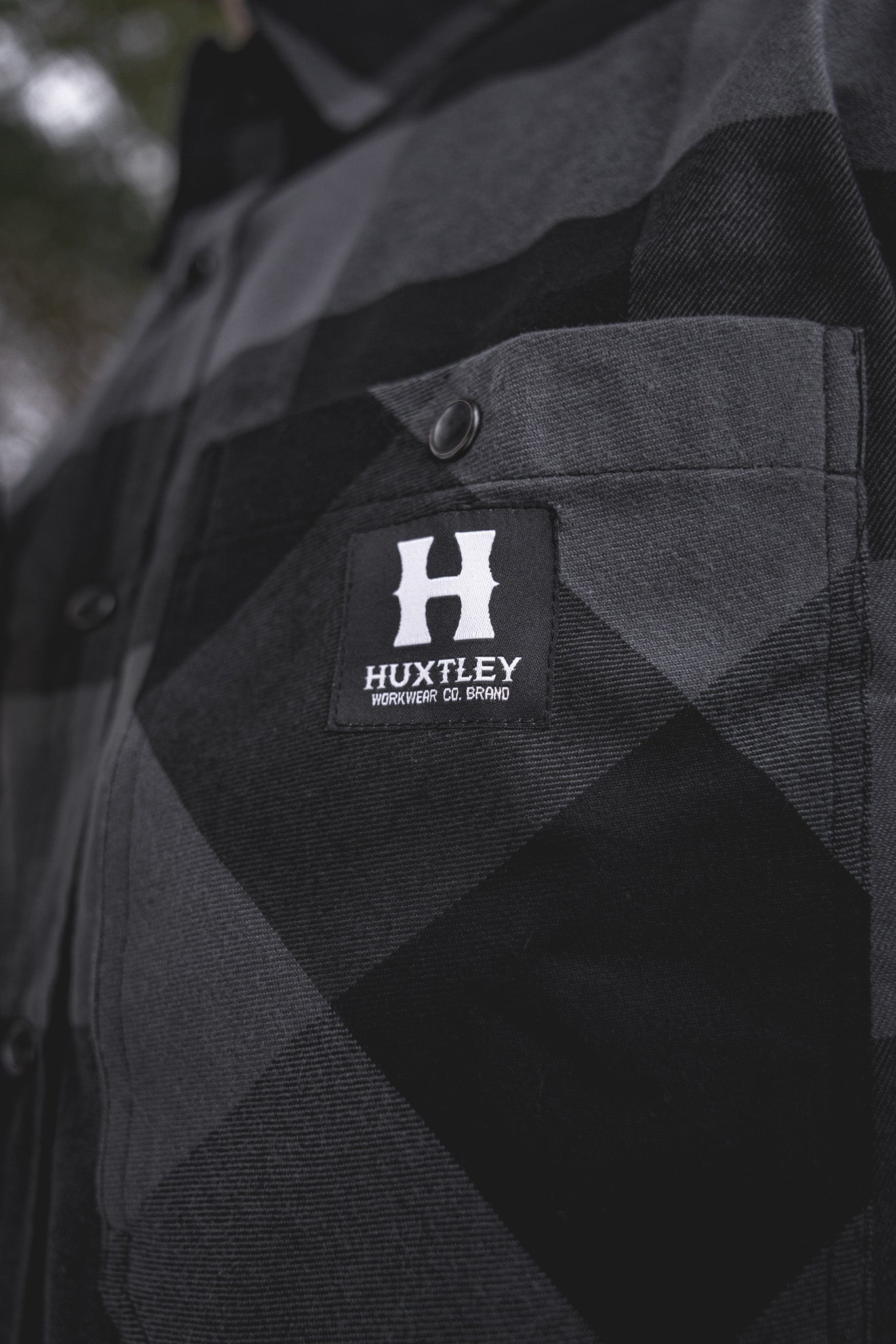 
                  
                    HD-57 Flex Flannel Charcoal/ Black
                  
                