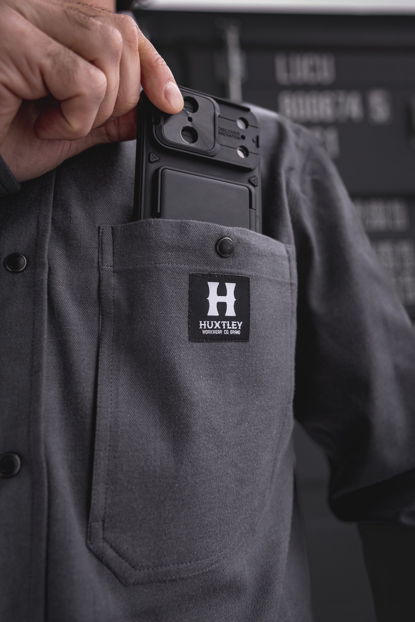 
                  
                    HD-57 Flex Flannel Gunmetal
                  
                