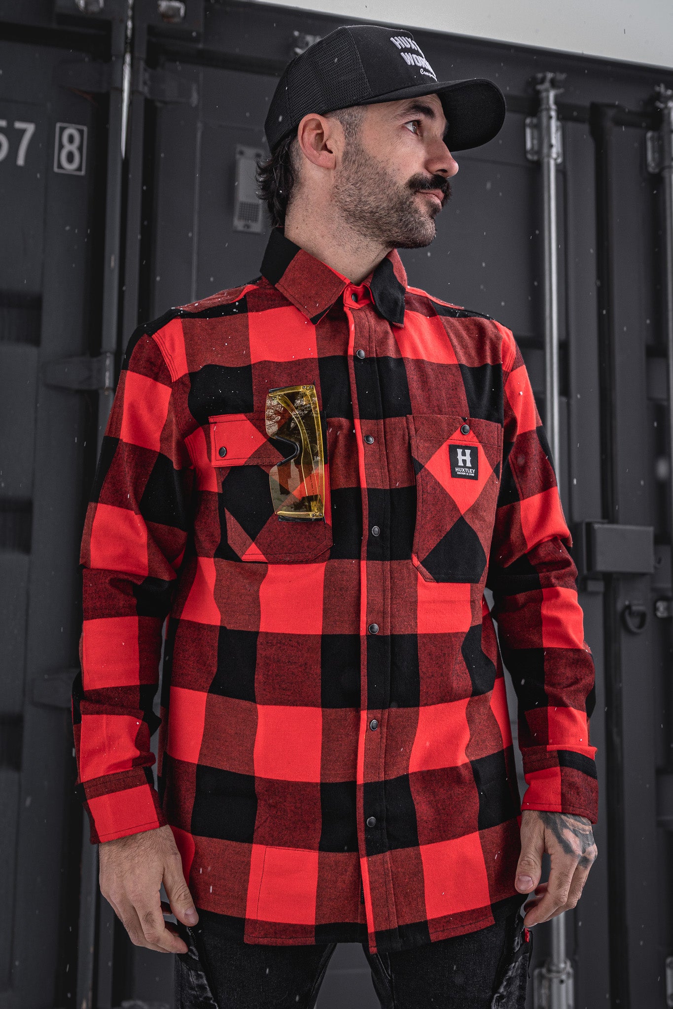 
                  
                    HD-57 Flex Flannel Vintage Red/ Black
                  
                
