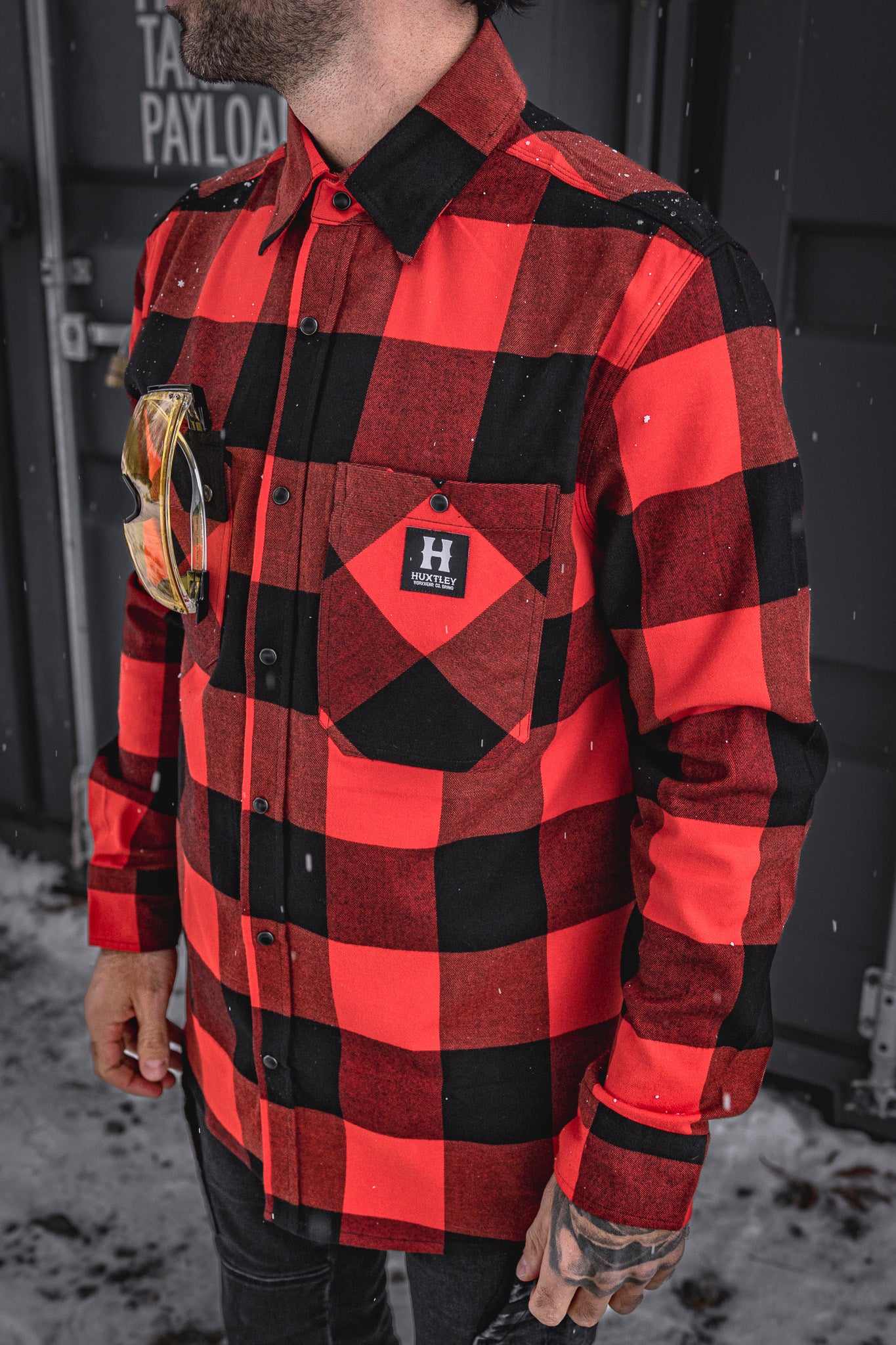 
                  
                    HD-57 Flex Flannel Vintage Red/ Black
                  
                
