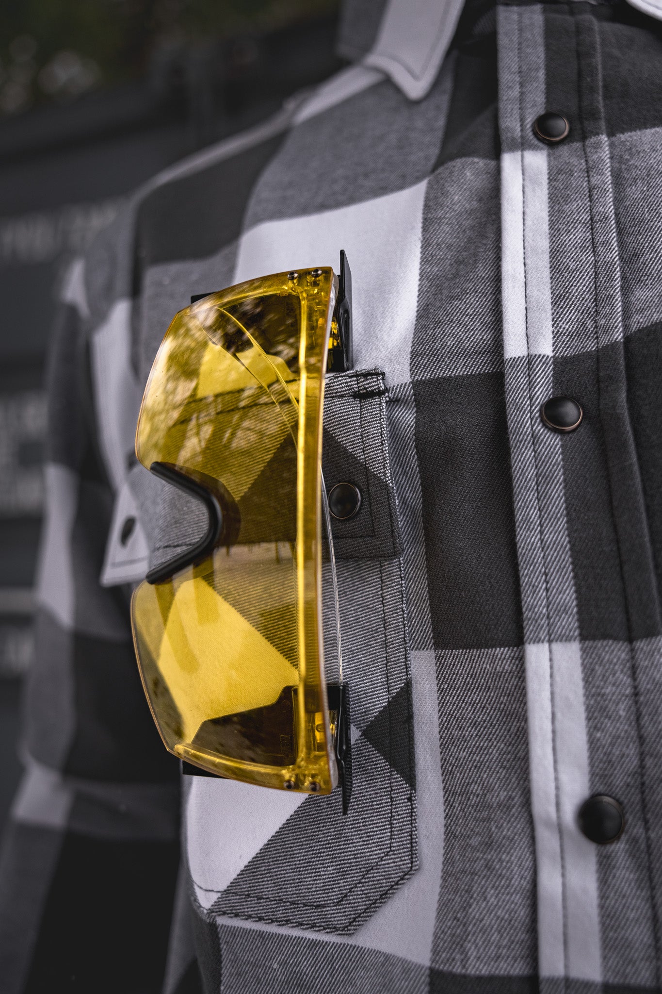 
                  
                    HD-57 Flex Flannel White/ Charcoal
                  
                