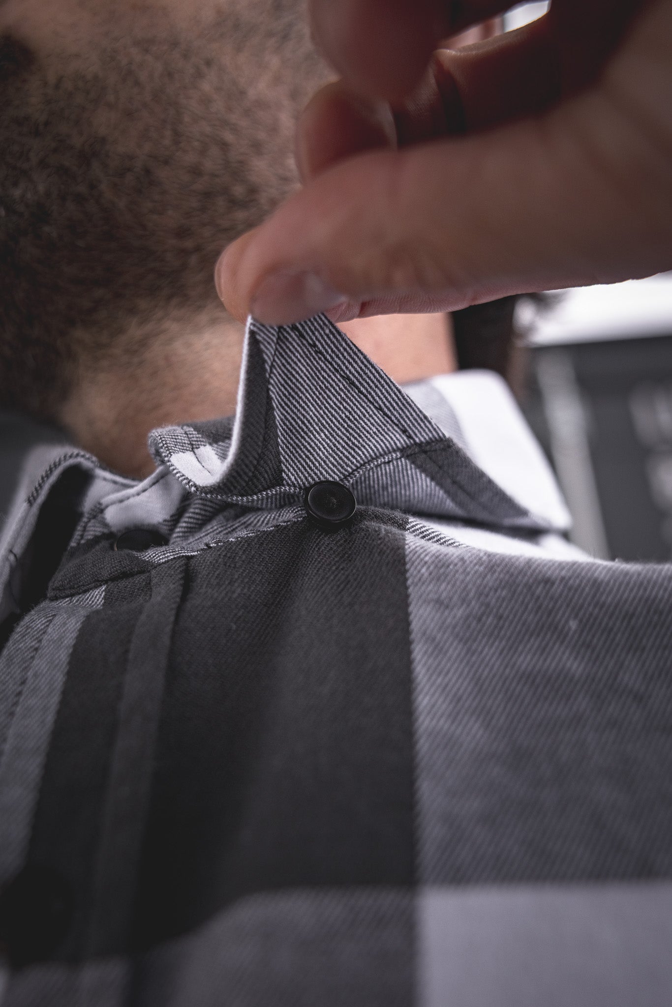 
                  
                    HD-57 Flex Flannel White/ Charcoal
                  
                