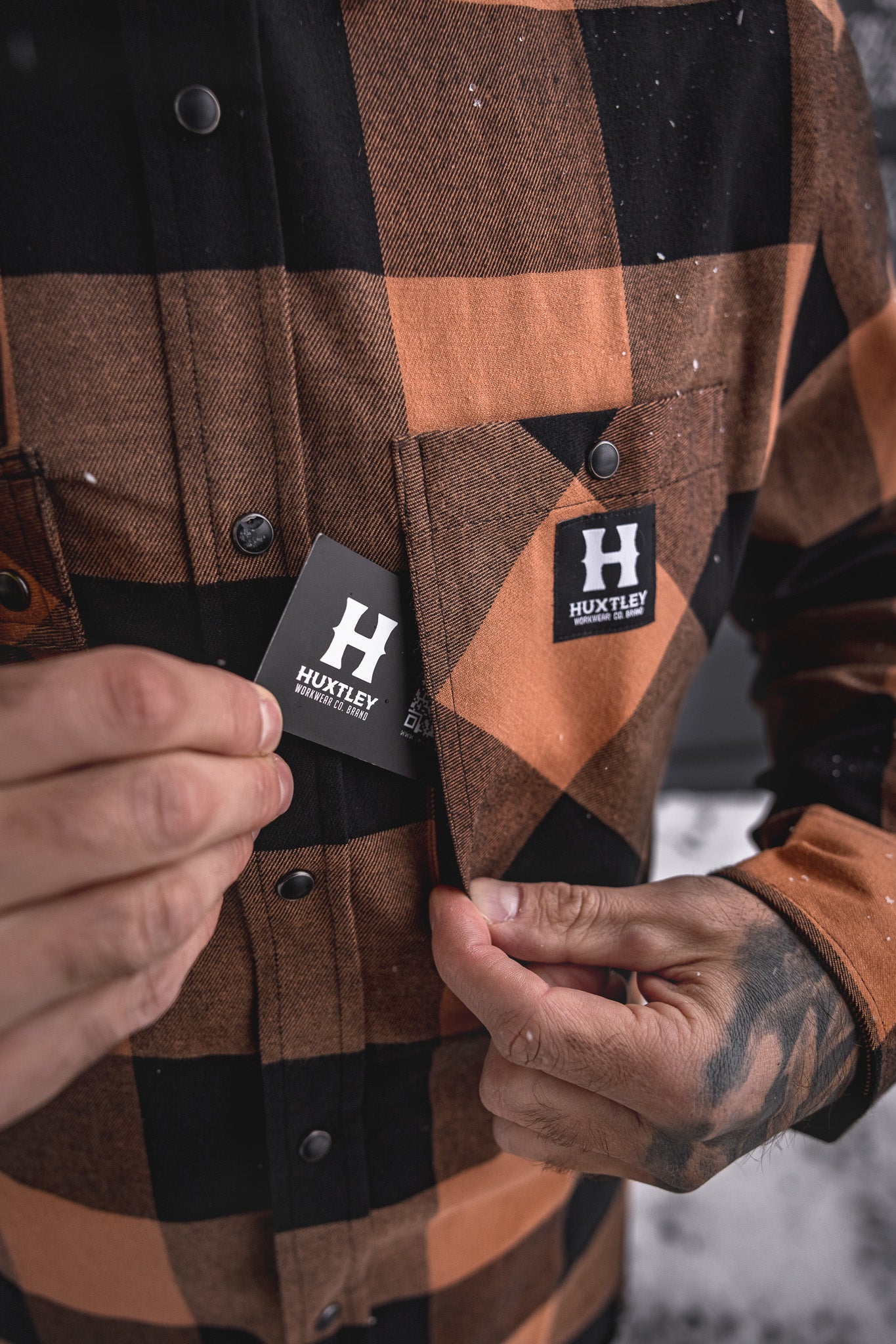 
                  
                    HD-57 Flex Flannel Whiskey/ Black
                  
                