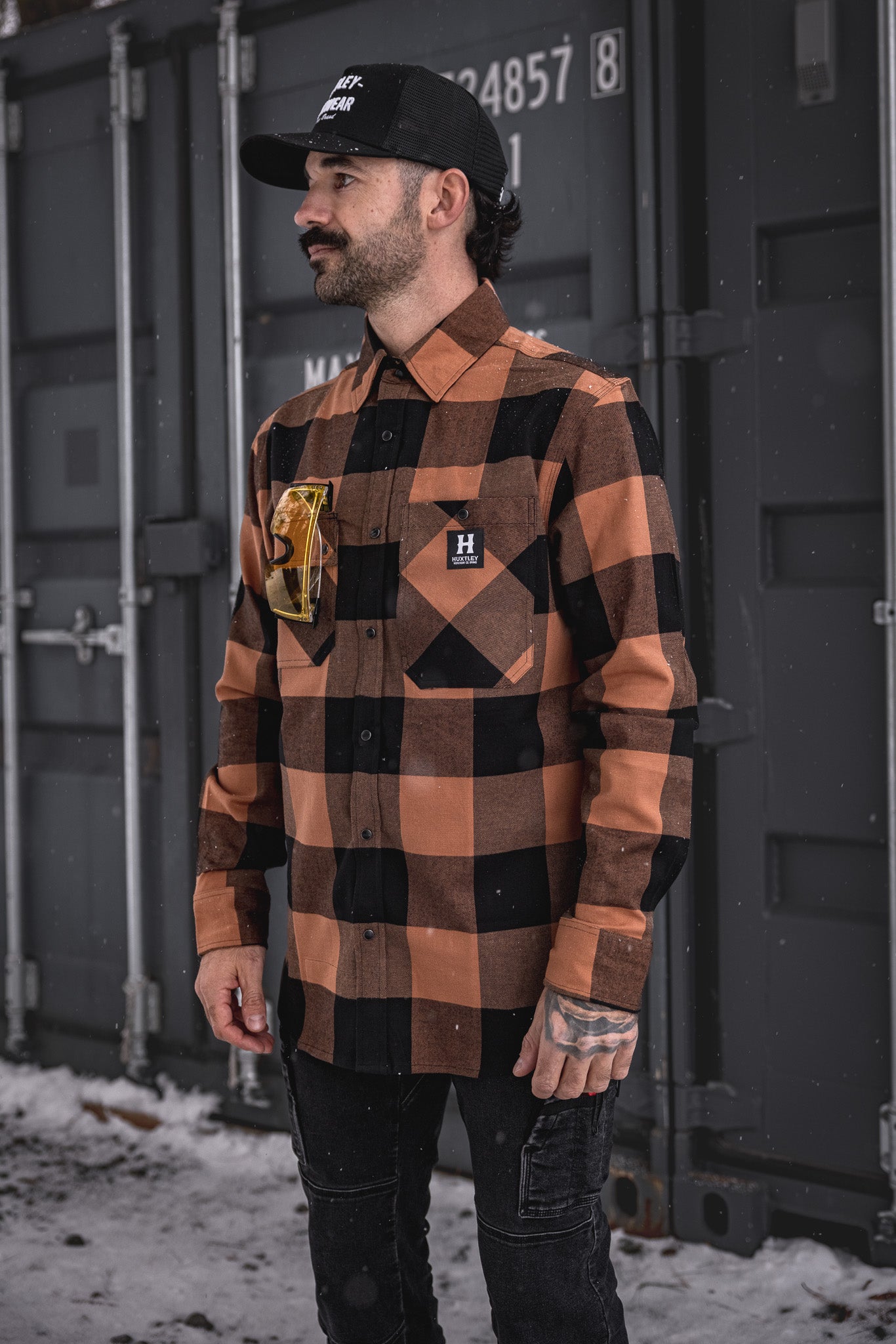 
                  
                    HD-57 Flex Flannel Whiskey/ Black
                  
                