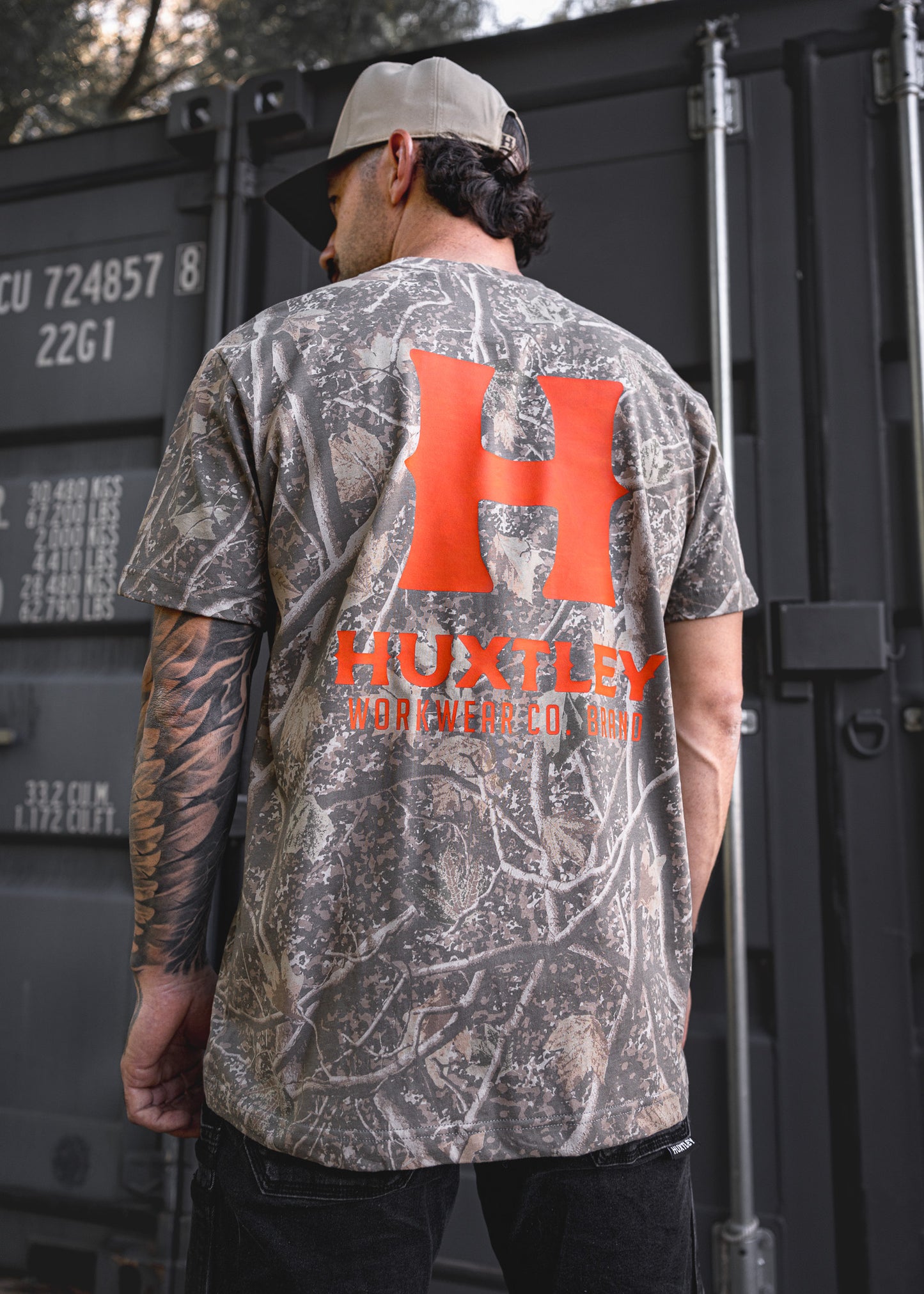 
                  
                    HX-891 "Full Print" Tee Deadwood Camo/ Neon Orange
                  
                