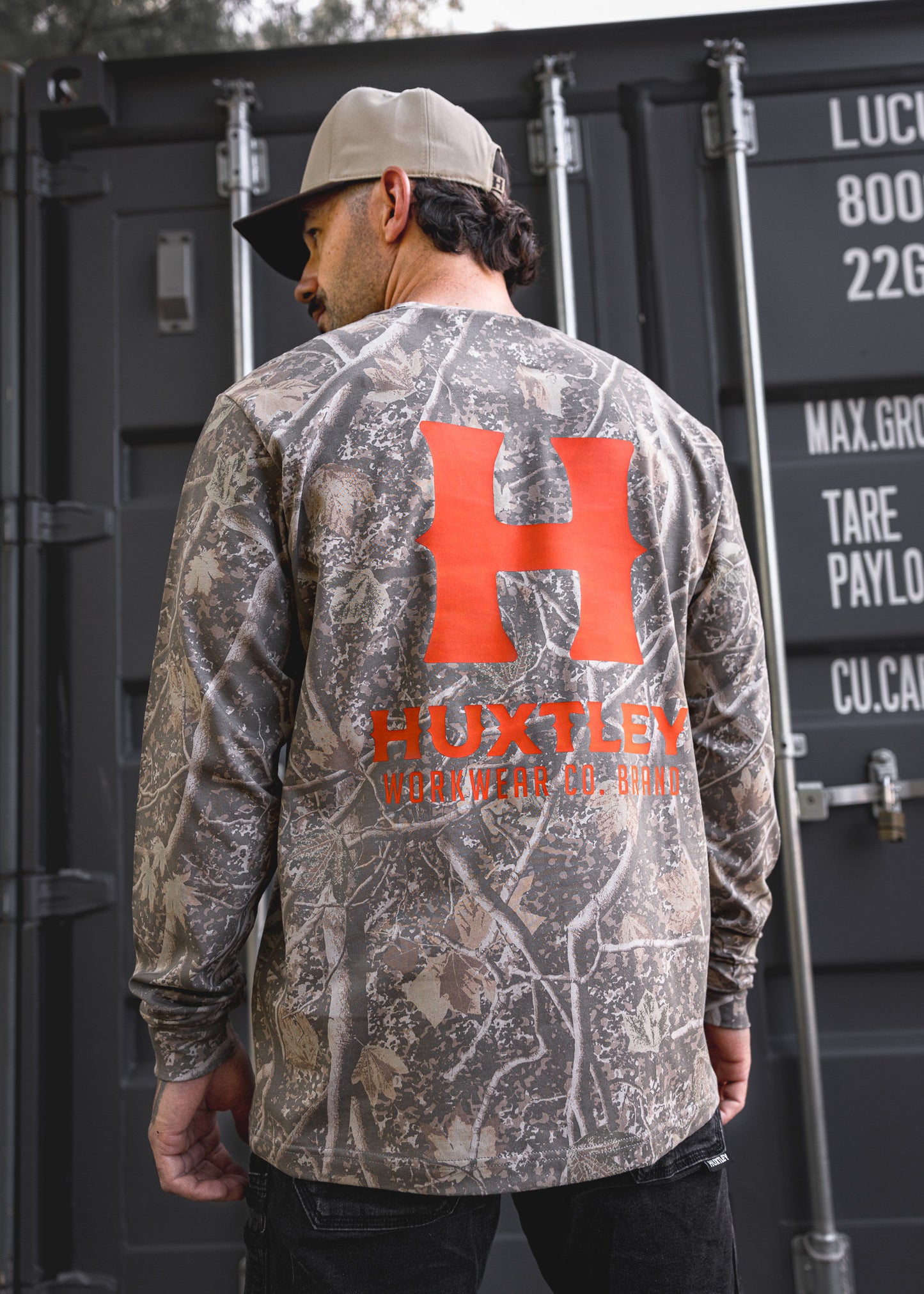 
                  
                    HX-226 "Full Print" L/S Tee Deadwood Camo/ Neon Orange
                  
                