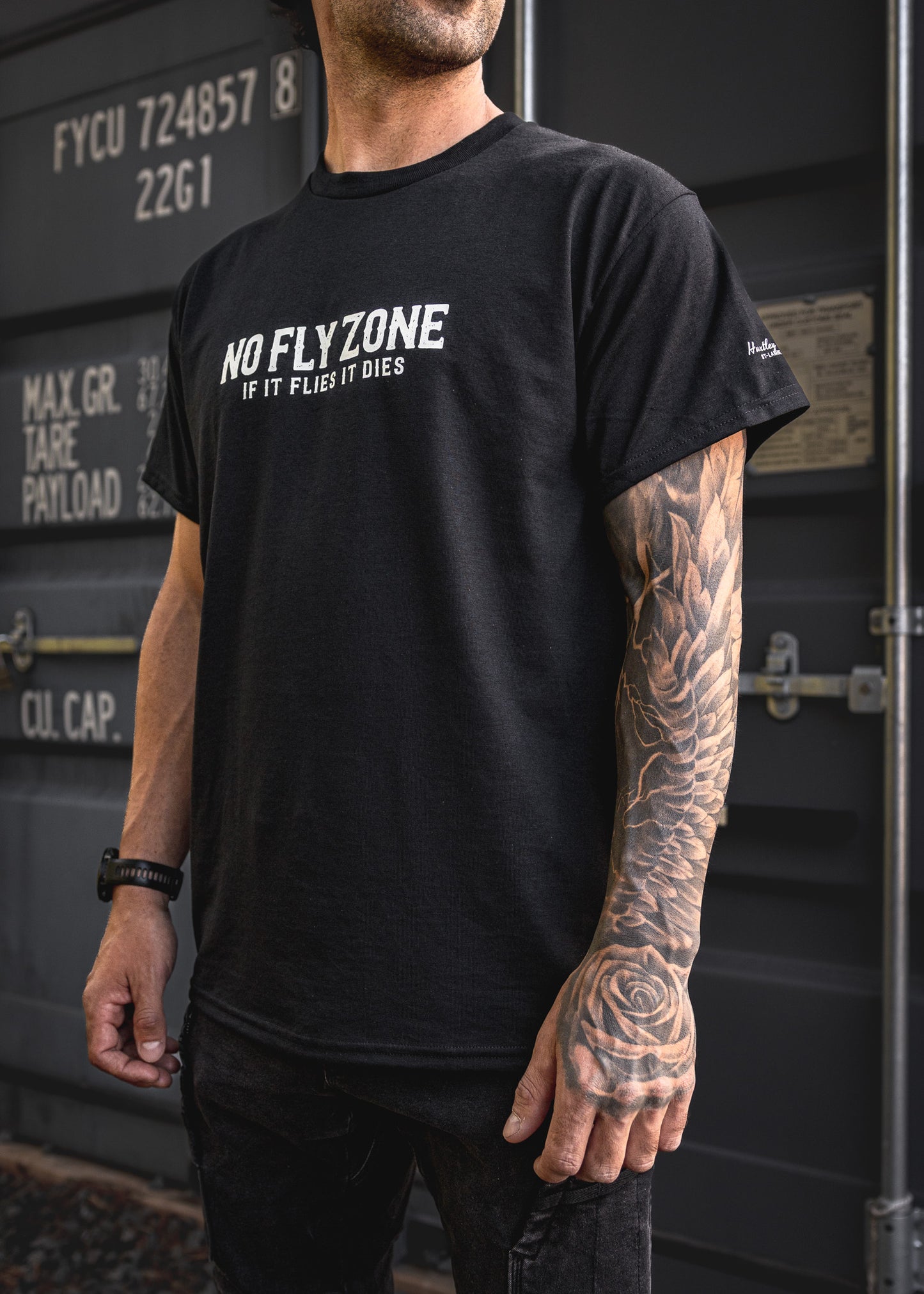 
                  
                    HX-891 "No Fly Zone" Tee
                  
                