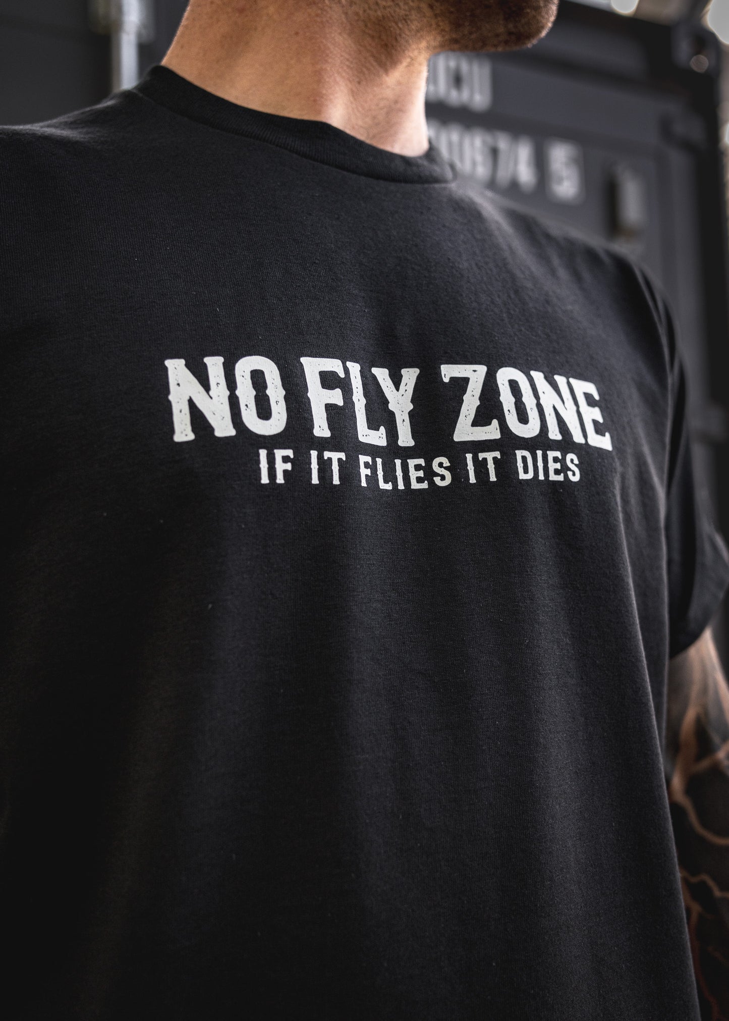 
                  
                    HX-891 "No Fly Zone" Tee
                  
                