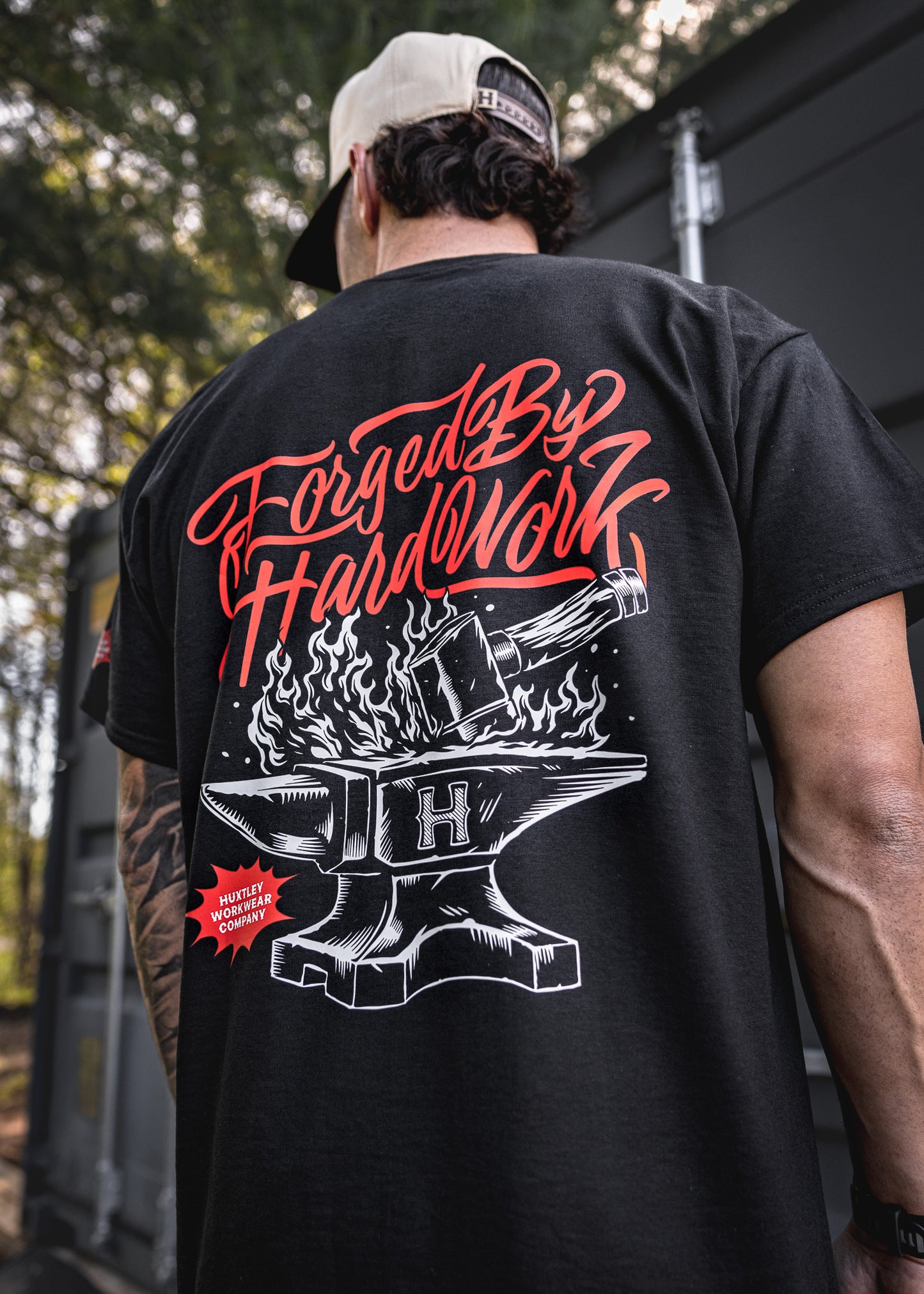 
                  
                    HX-891 "Forged By Hard Work" Tee
                  
                