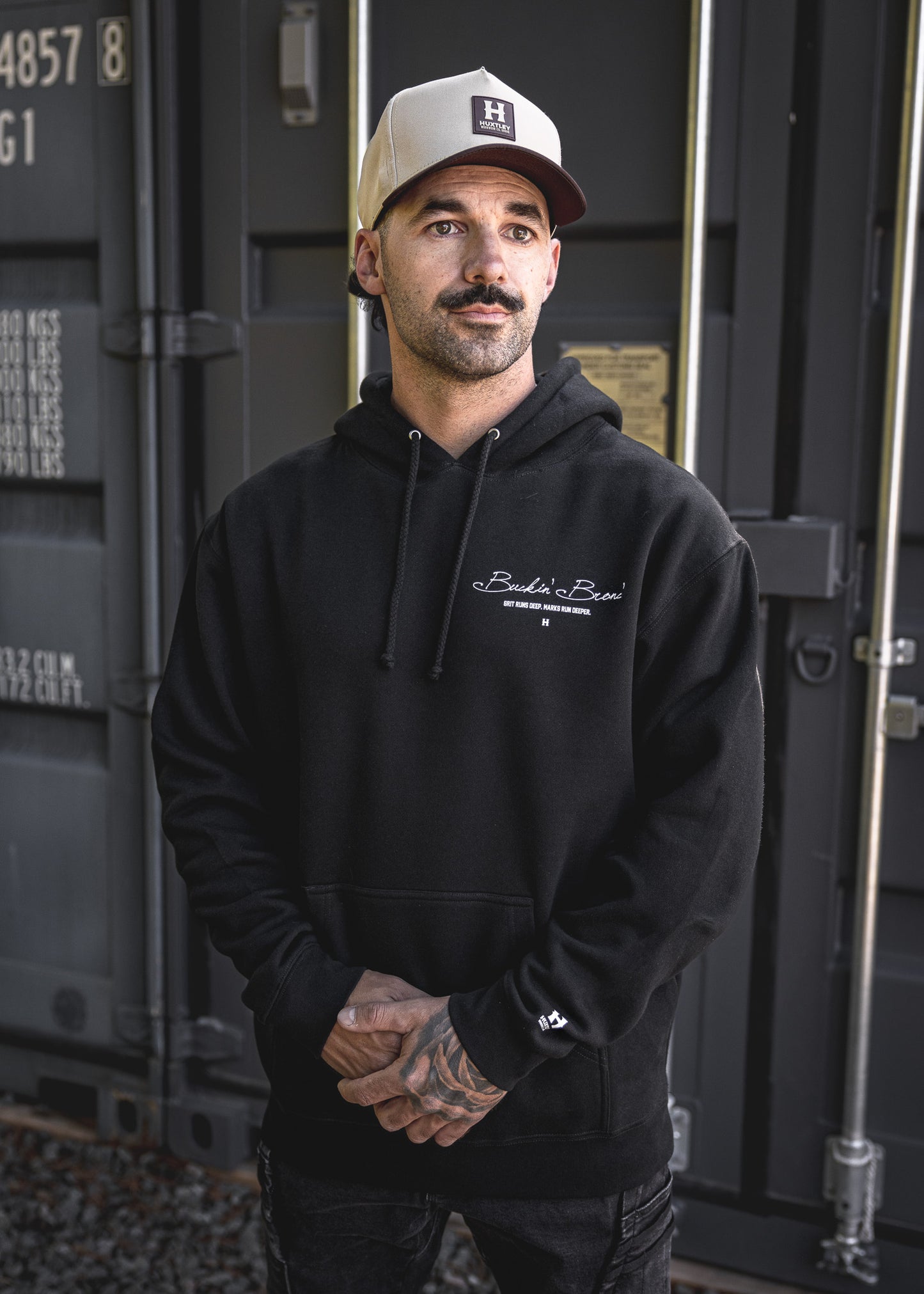 
                  
                    HX-717 Heavyweight Hoodie "Buckin' Bronc" Black
                  
                