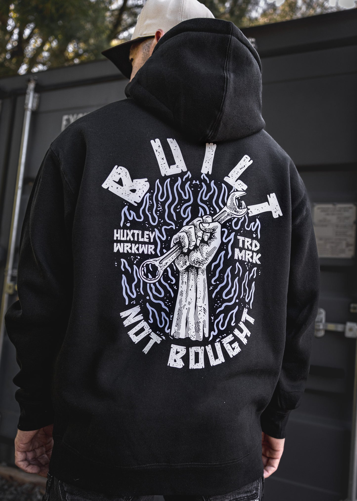 
                  
                    HX-717 Heavyweight Hoodie "Built Not Bought" Black
                  
                