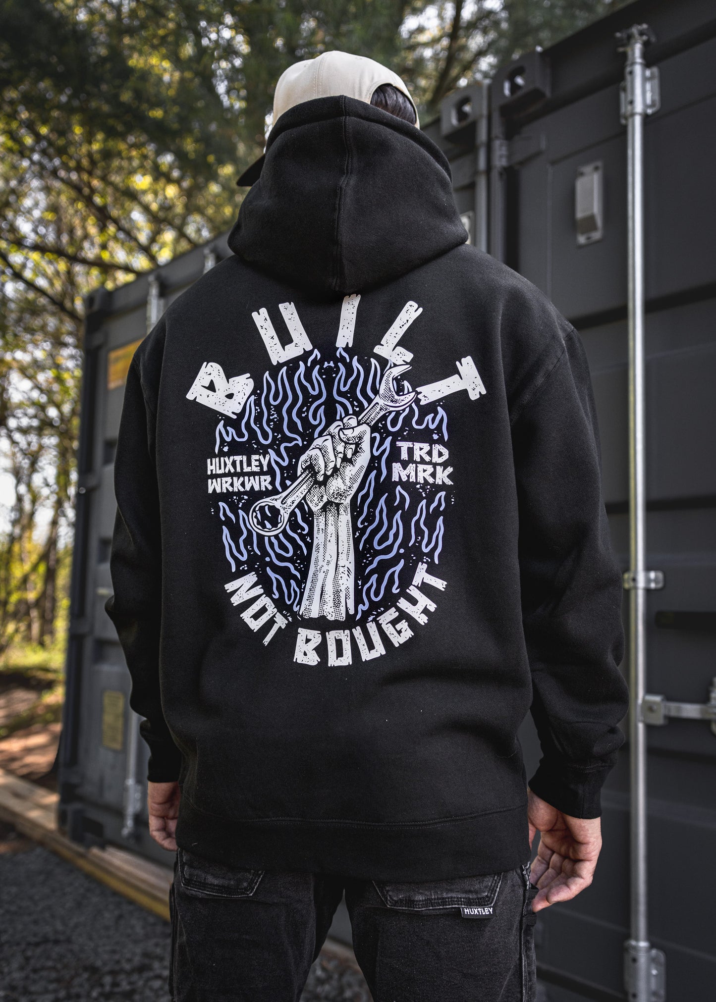 
                  
                    HX-717 Heavyweight Hoodie "Built Not Bought" Black
                  
                
